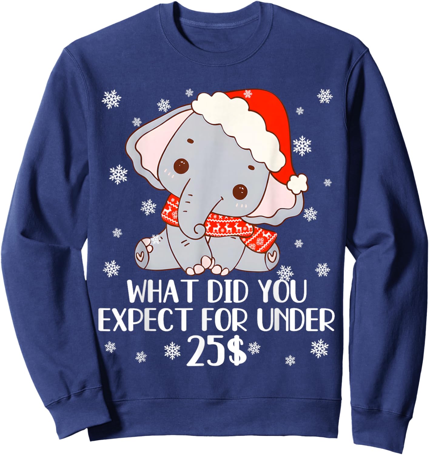 Funny White Elephant Gifts Pjs for Adults Under 15 20 Sweatshirt - Sweatshirt | Navy