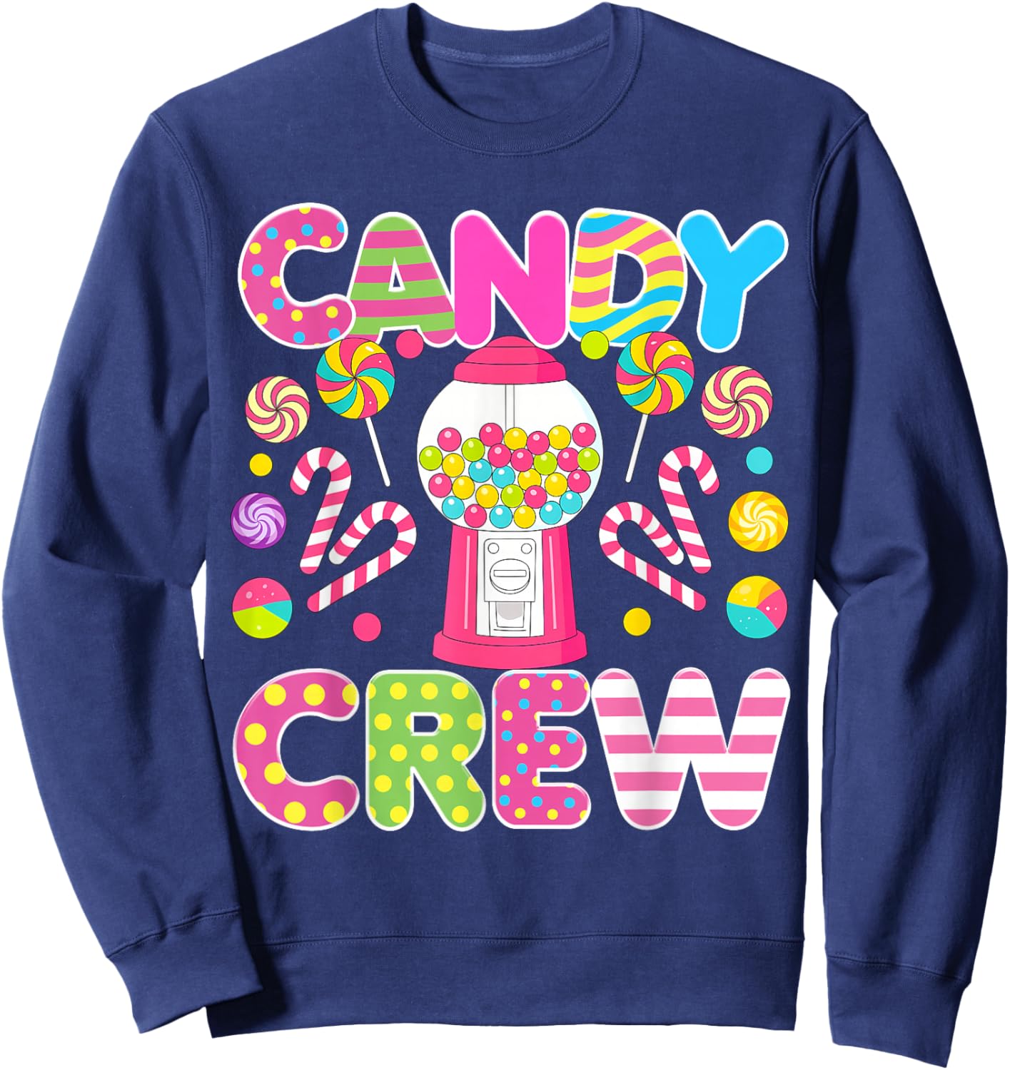 Candy Crew Candy Costume Women Candy Land Kids Sweetie Sweatshirt - Sweatshirt | Navy