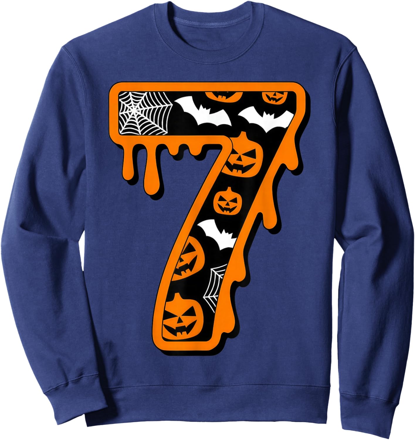 Couple Six Seven Meme 6 7 Halloween Costume Sweatshirt - Sweatshirt | Navy