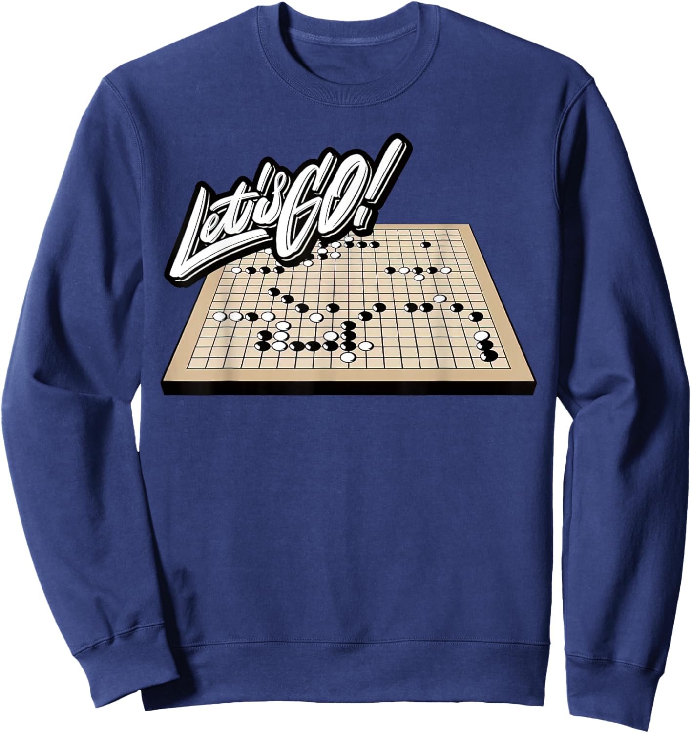 Go Baduk Board Game Player Funny Chinese Sports Game Baduk Sweatshirt - Sweatshirt | Navy