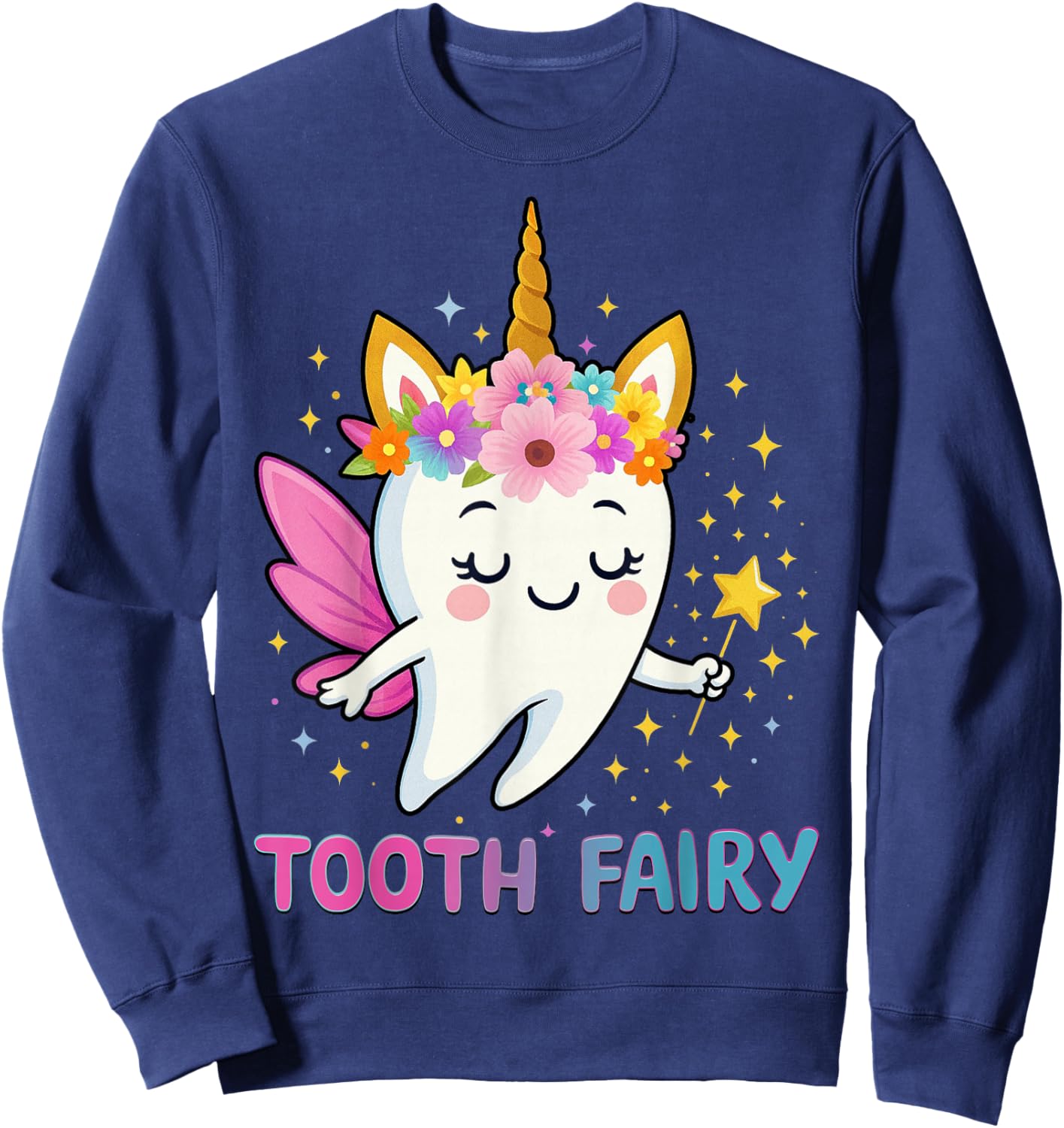 Tooth Fairy Halloween Costume Dentist Men Women Sweatshirt - Sweatshirt | Navy