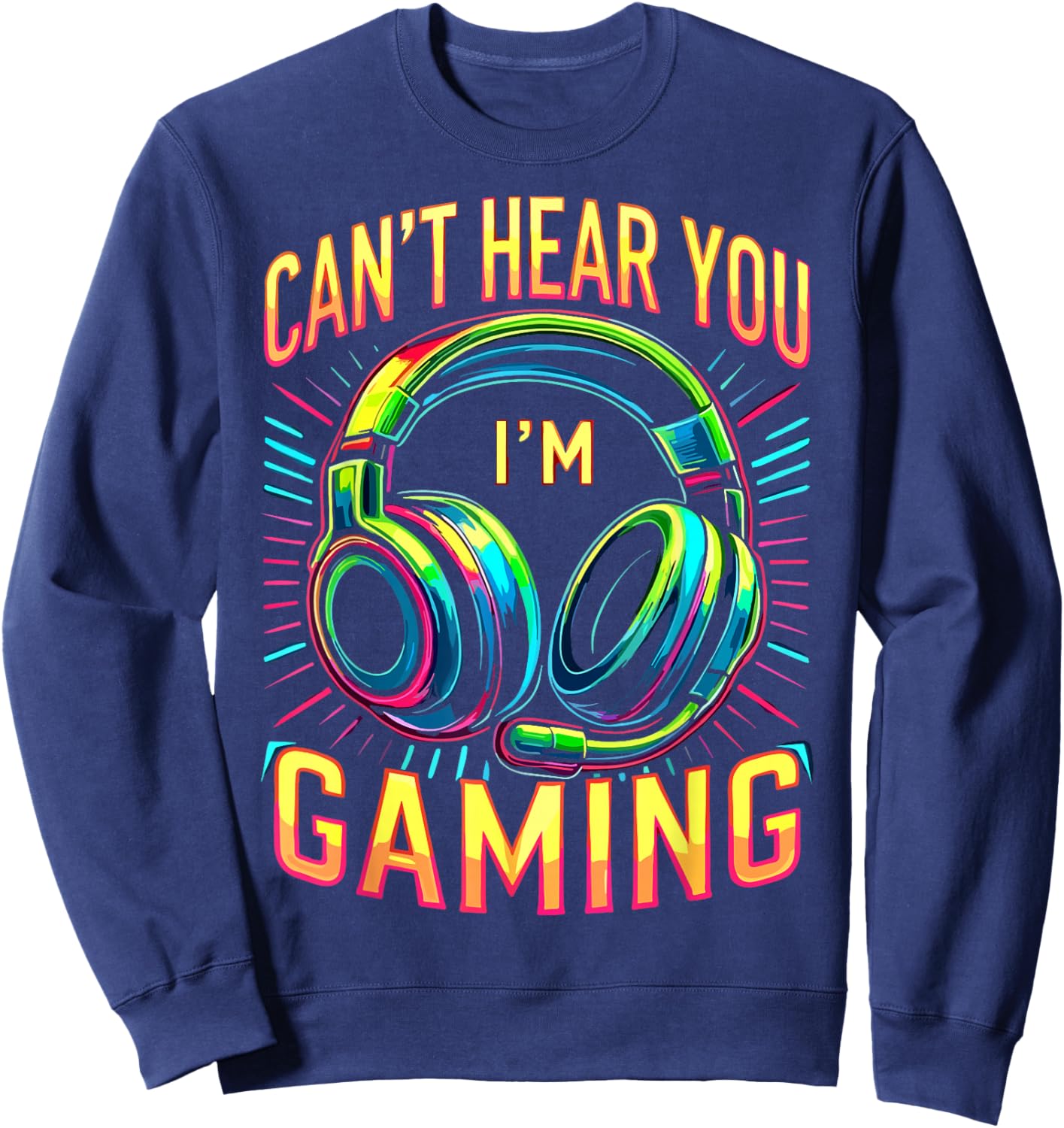 Gamer Funny Gaming Video Games Sweatshirt - Sweatshirt | Navy