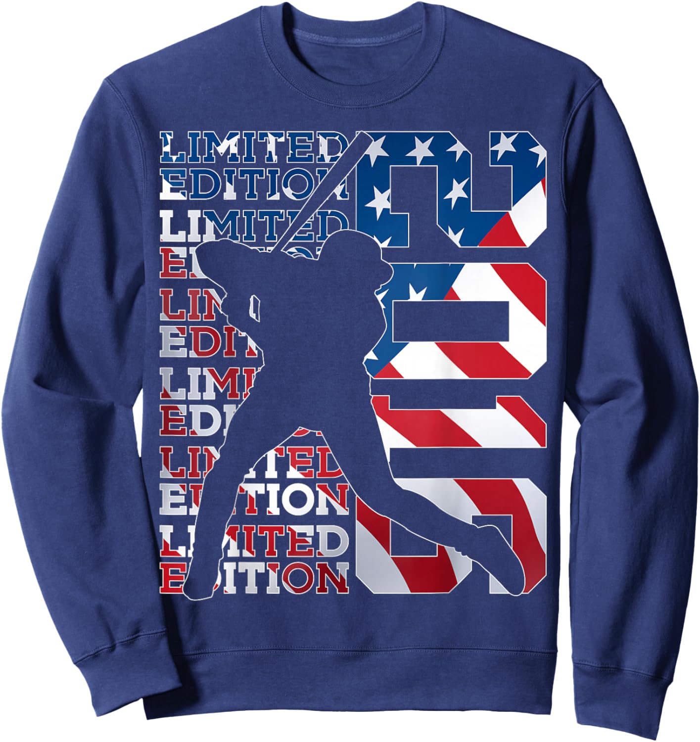 Limited Edition 2016 Baseball 10TH Birthday Sweatshirt - Sweatshirt | Navy