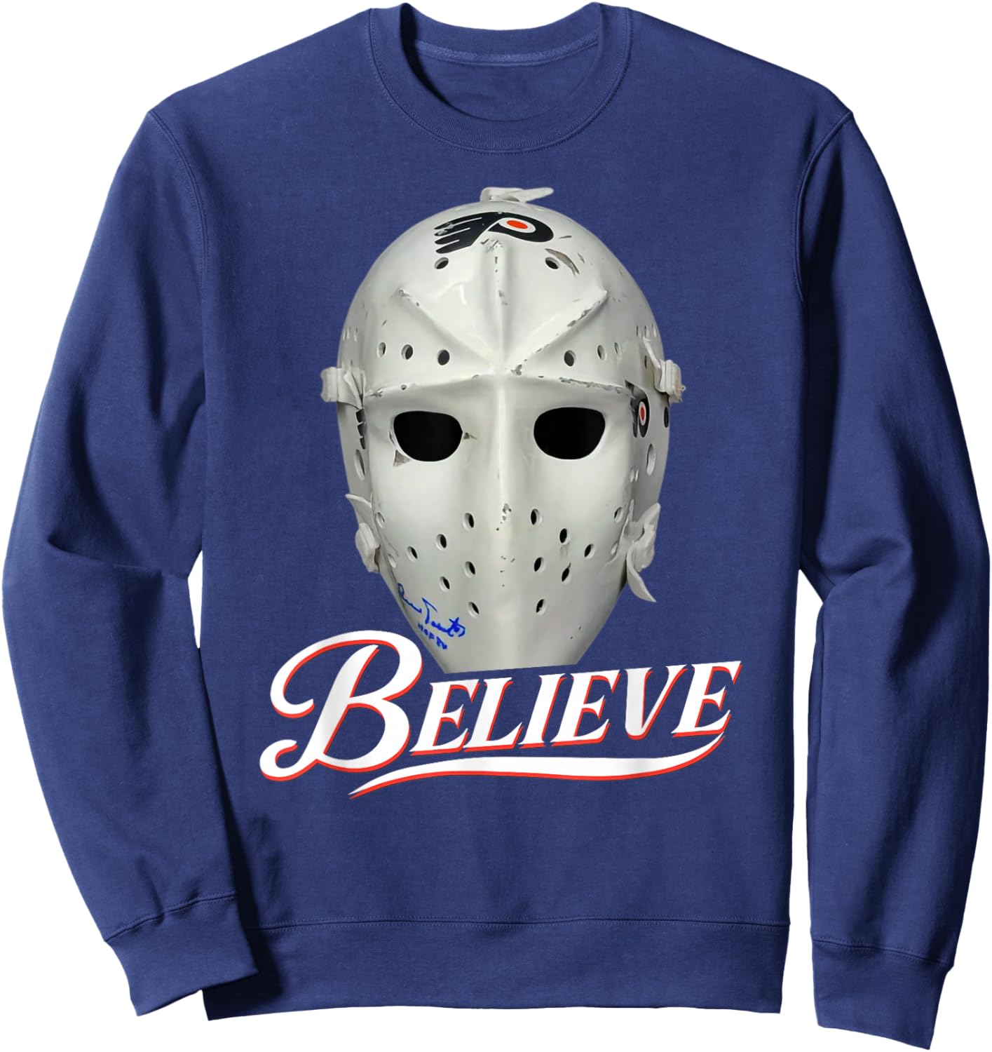 Flyers Believe Vintage Mask Sweatshirt - Sweatshirt | Navy