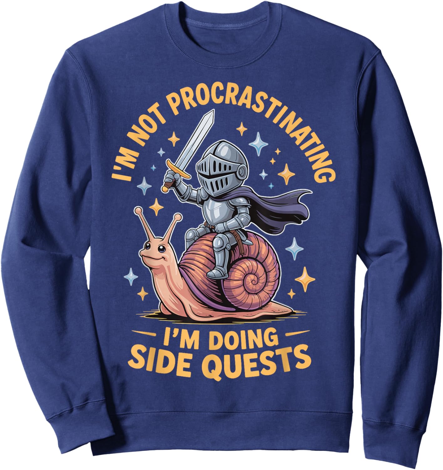 Im Not Procrastinating Im Doing Side Quests Sweatshirt - Sweatshirt | Navy