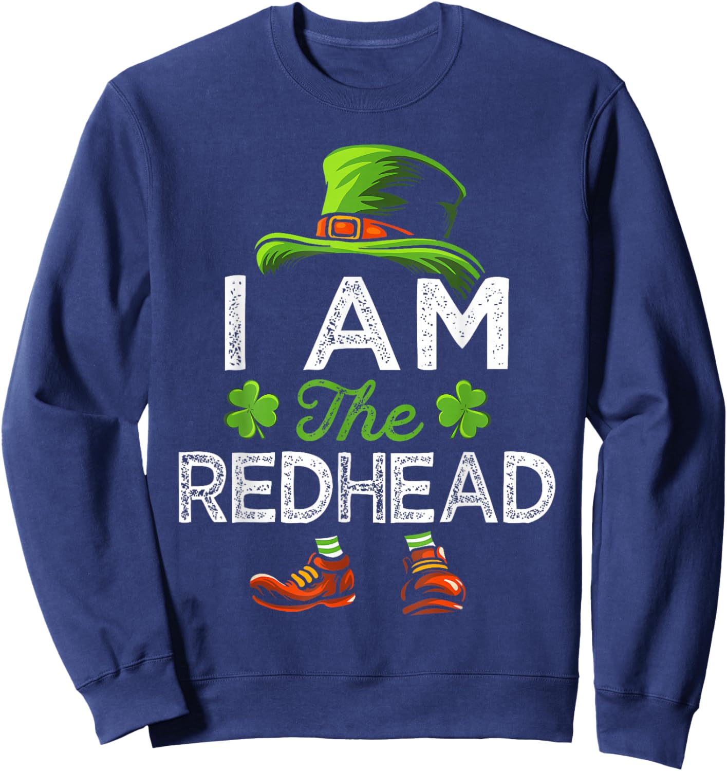 Funny St Patricks Day Sweatshirt - Sweatshirt | Navy