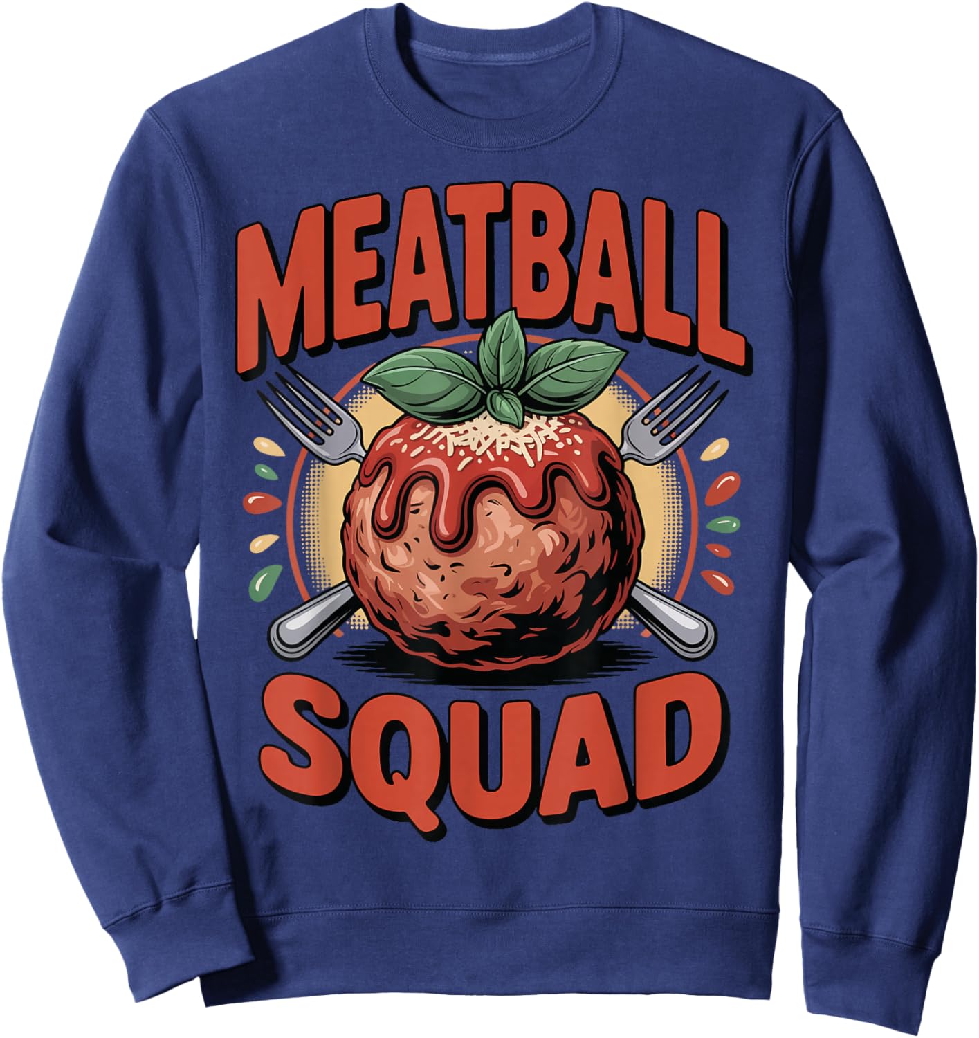 Meatball Squad Sweatshirt - Sweatshirt | Navy