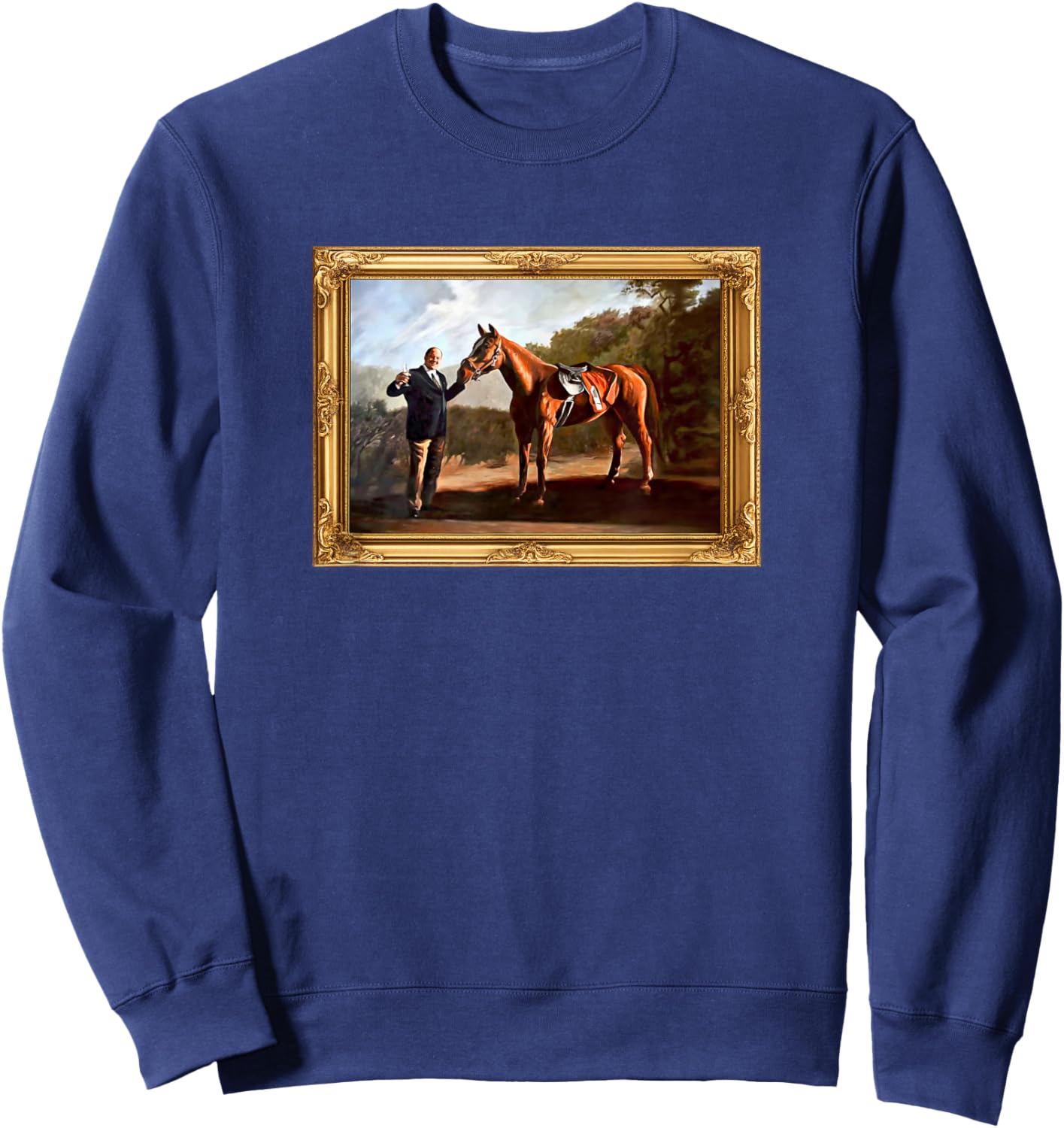 Tony Toasting Pie O My Painting Sweatshirt - Sweatshirt | Navy