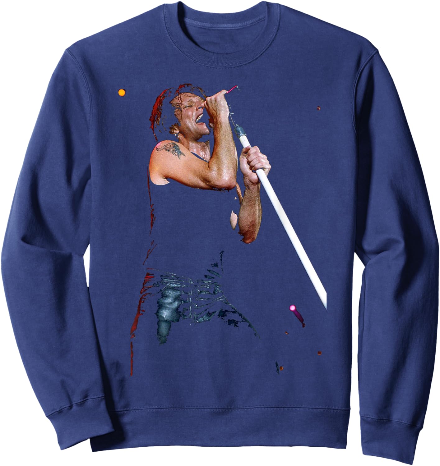 Jon Bon Jovi Keep The Faith Tour 1993 Sweatshirt - Sweatshirt | Navy