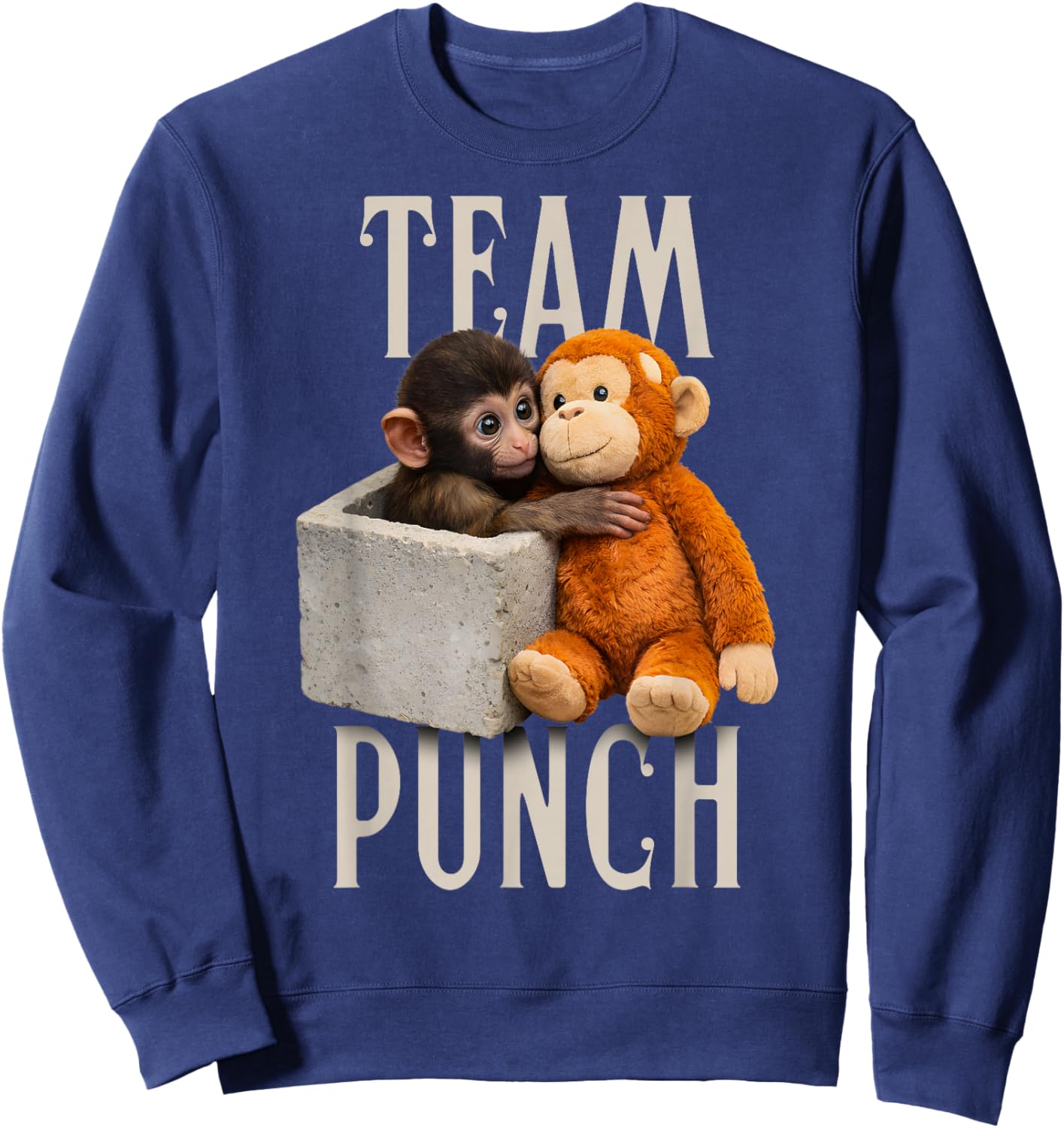 Baby Monkey Punch Team Punch Sweatshirt - Sweatshirt | Navy