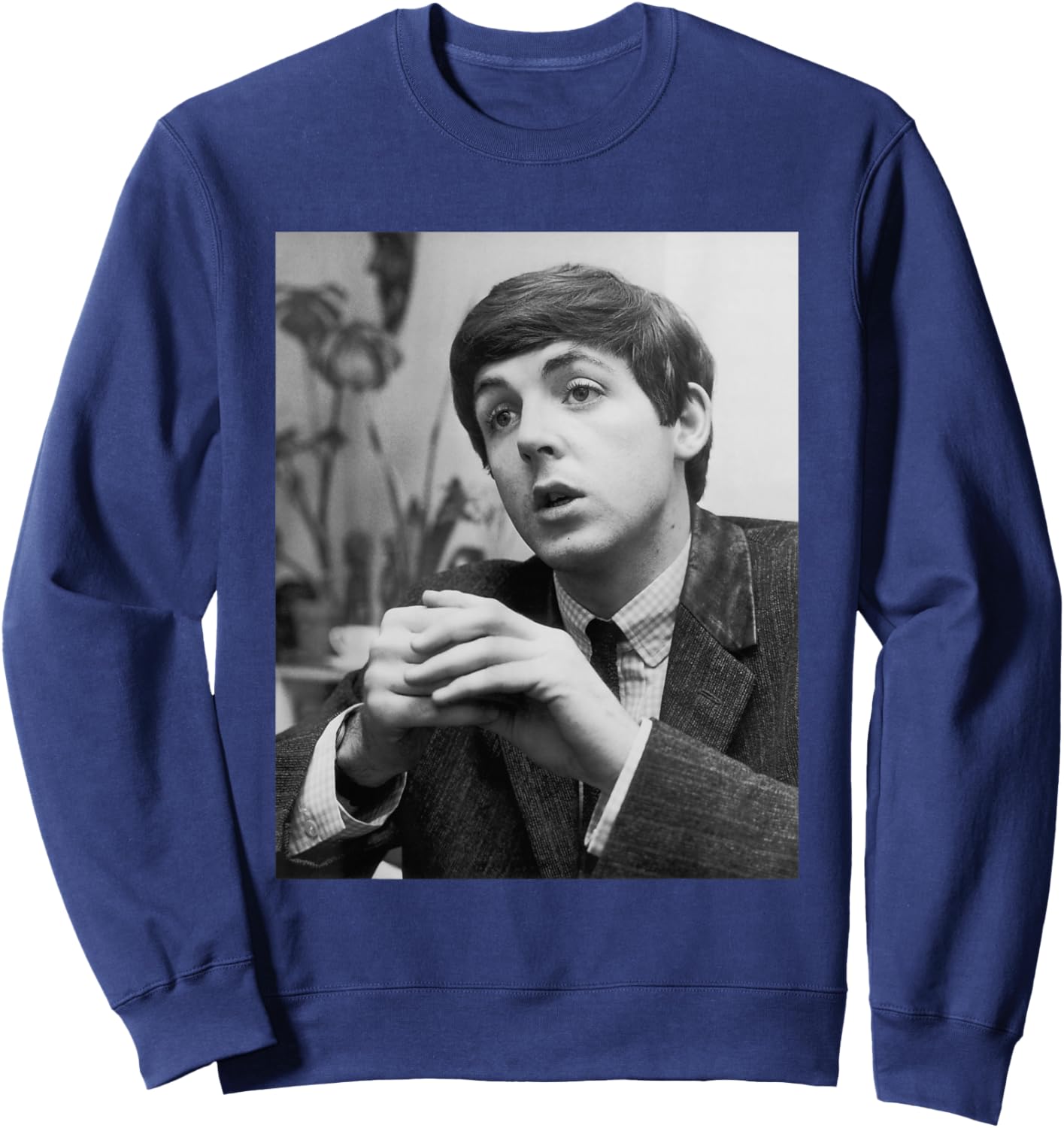 Paul McCartney The Beatles Interview Beatlemania 1963 Sweatshirt - Sweatshirt | Navy