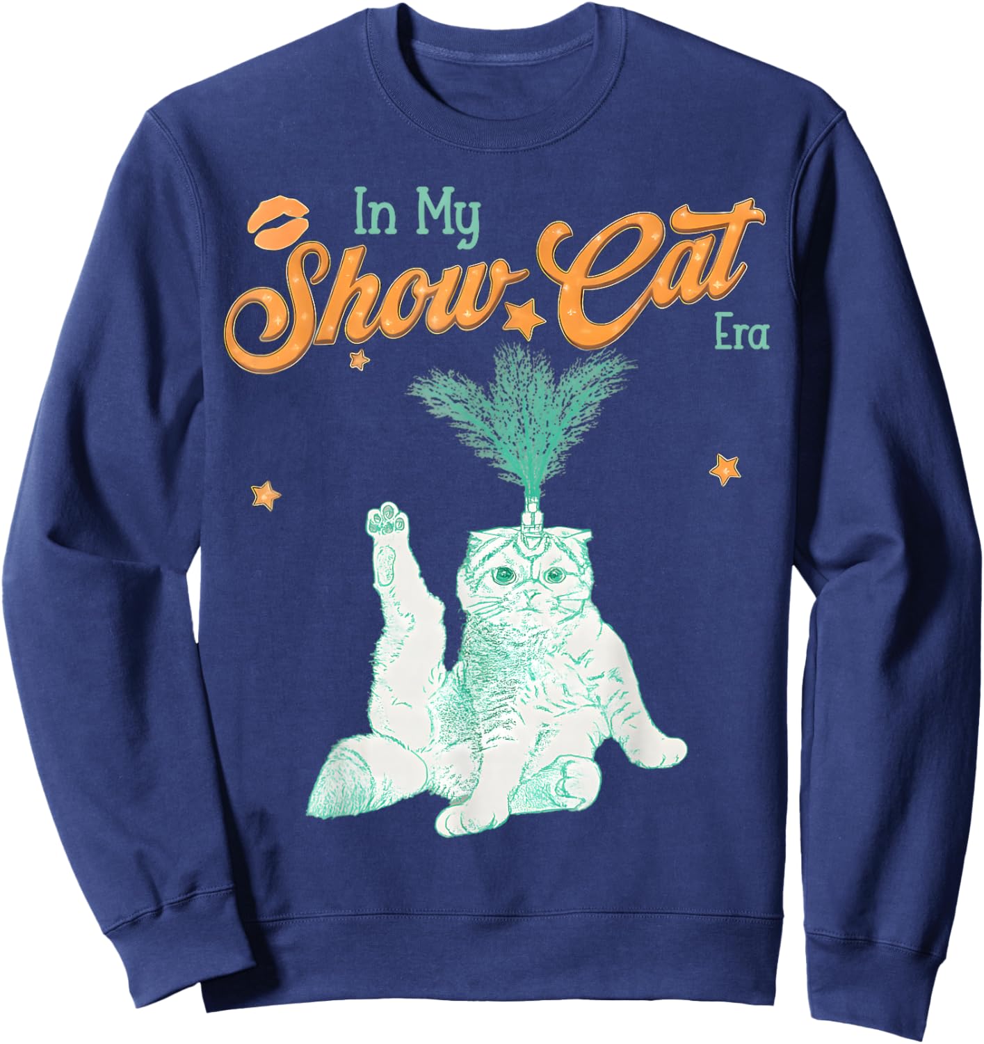 Show Girl Life in My Show Girl Era Groovy Sweatshirt - Sweatshirt | Navy