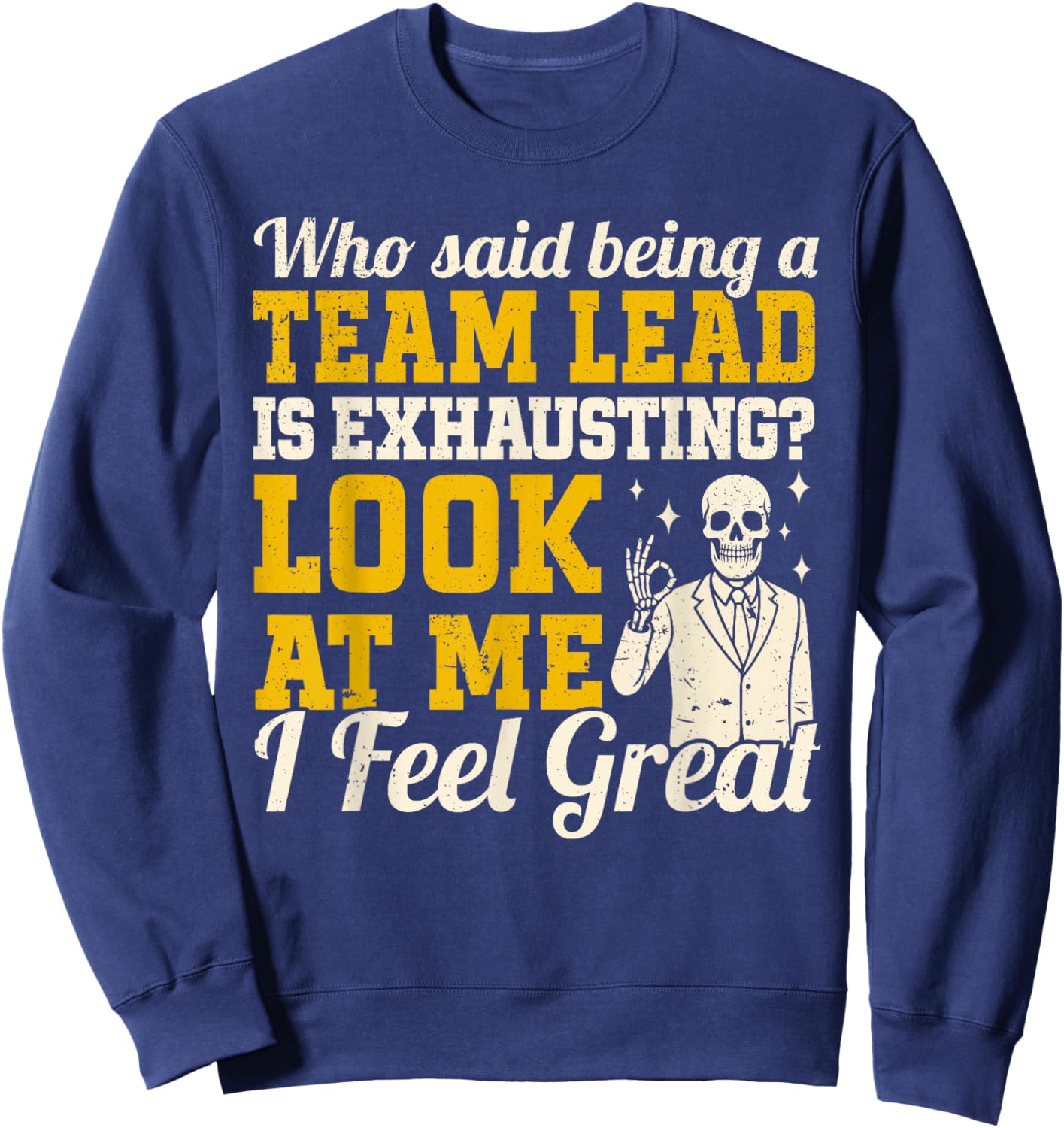 Team Lead Shift Supervisor Sweatshirt - Sweatshirt | Navy