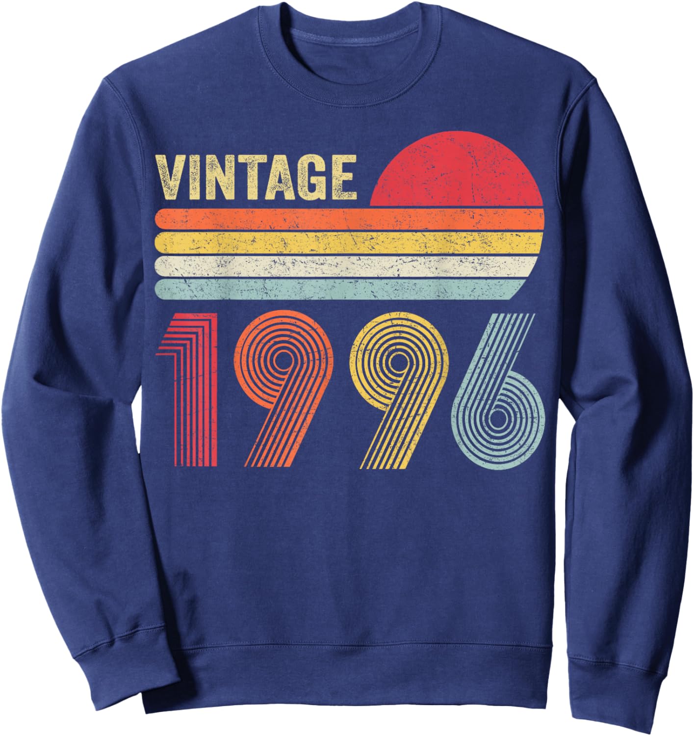 Vintage 1996 30th Birthday Gift Men Women 30 Years Old Sweatshirt - Sweatshirt | Navy