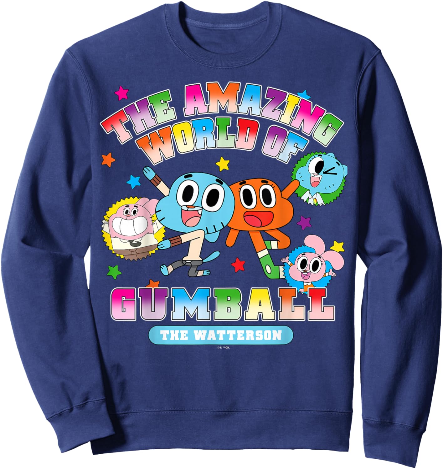 The Amazing World of Gumball The Watterson Collegiate Sweatshirt - Sweatshirt | Navy