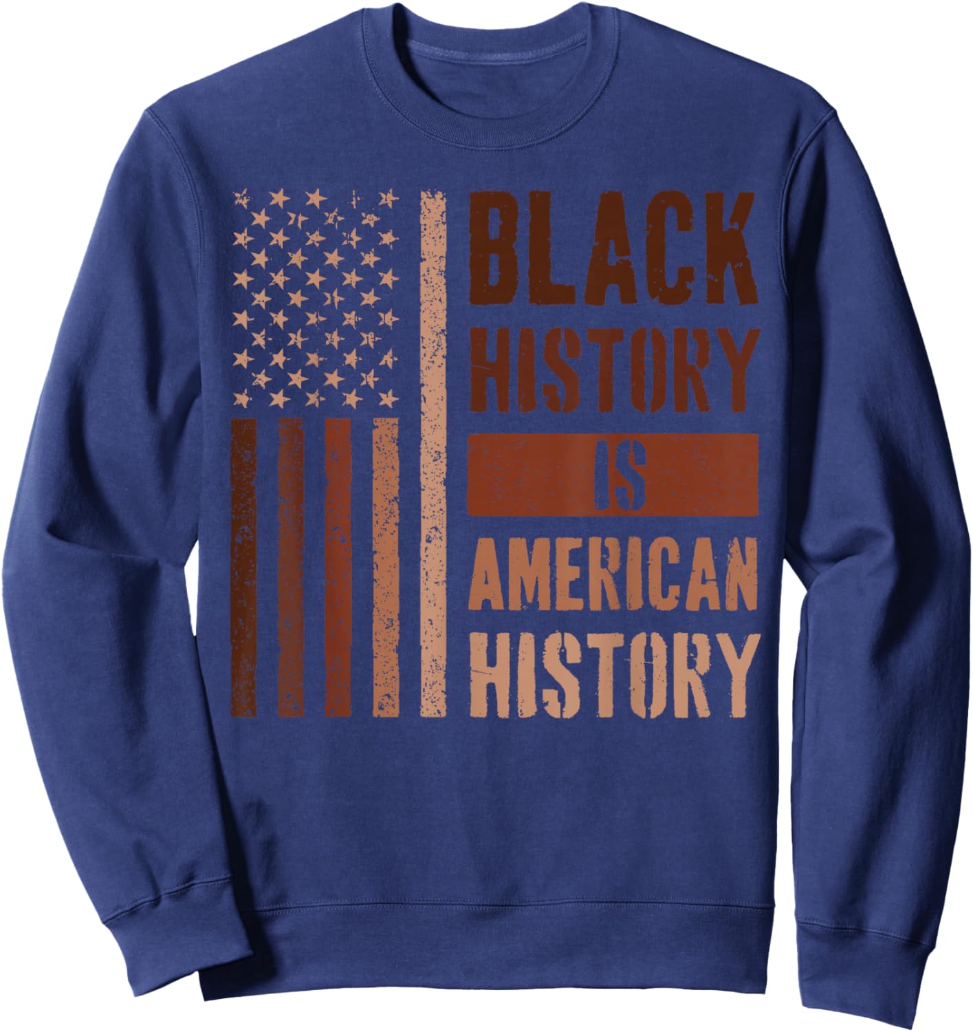 Black History is American History Sweatshirt - Sweatshirt | Navy