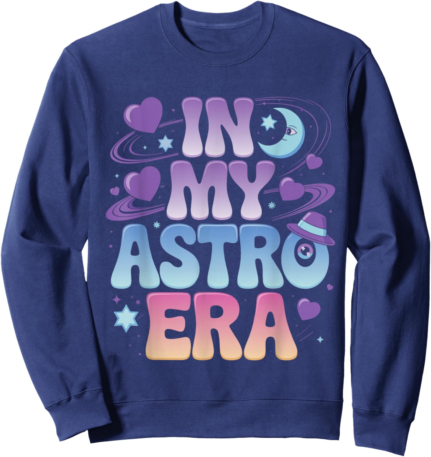Funny Dandys World Astro Kids in My Astro Era Dandys World Sweatshirt - Sweatshirt | Navy