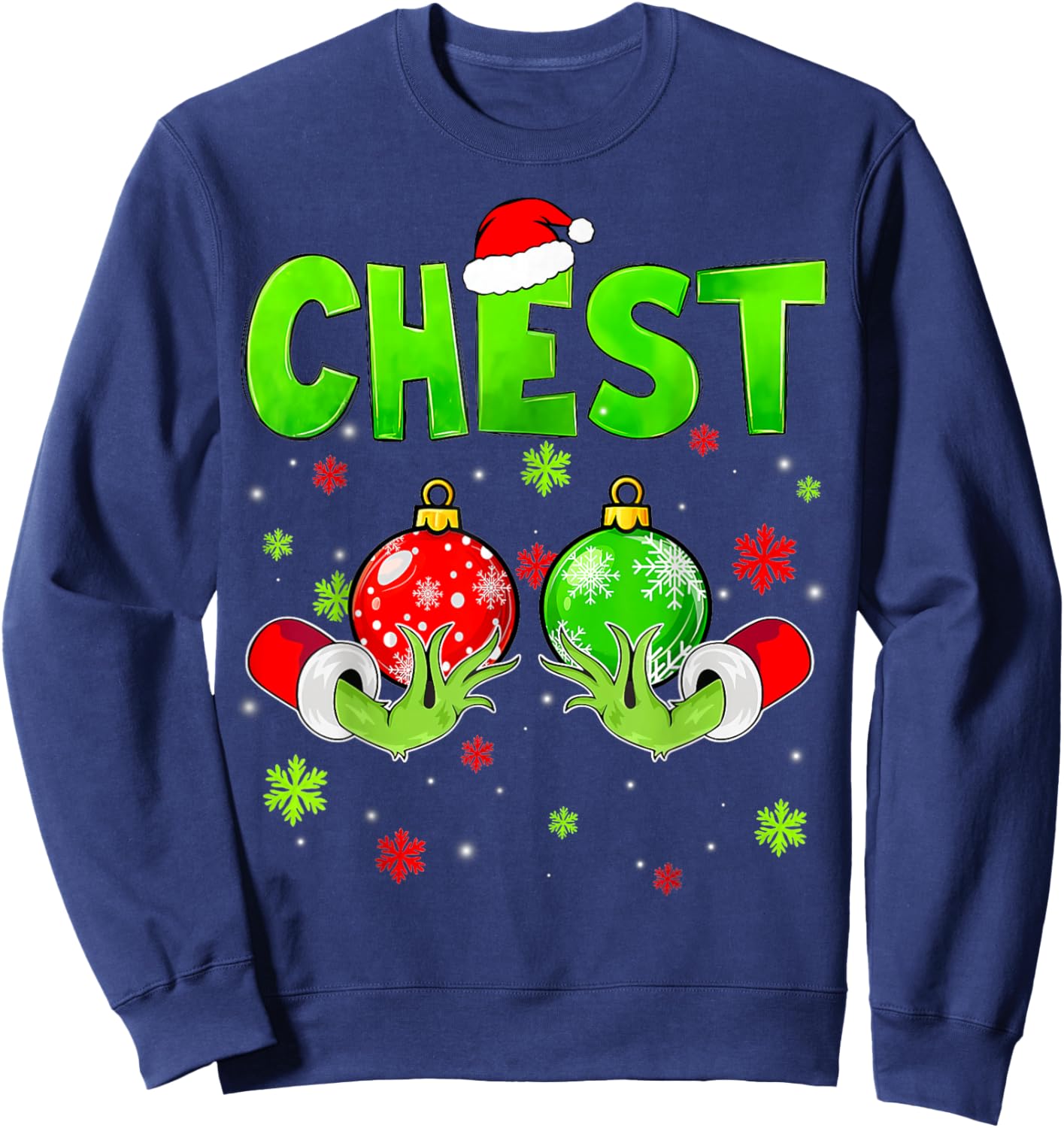 Chest Nuts Matching Chestnuts Xmas Christmas Couples Women Sweatshirt - Sweatshirt | Navy