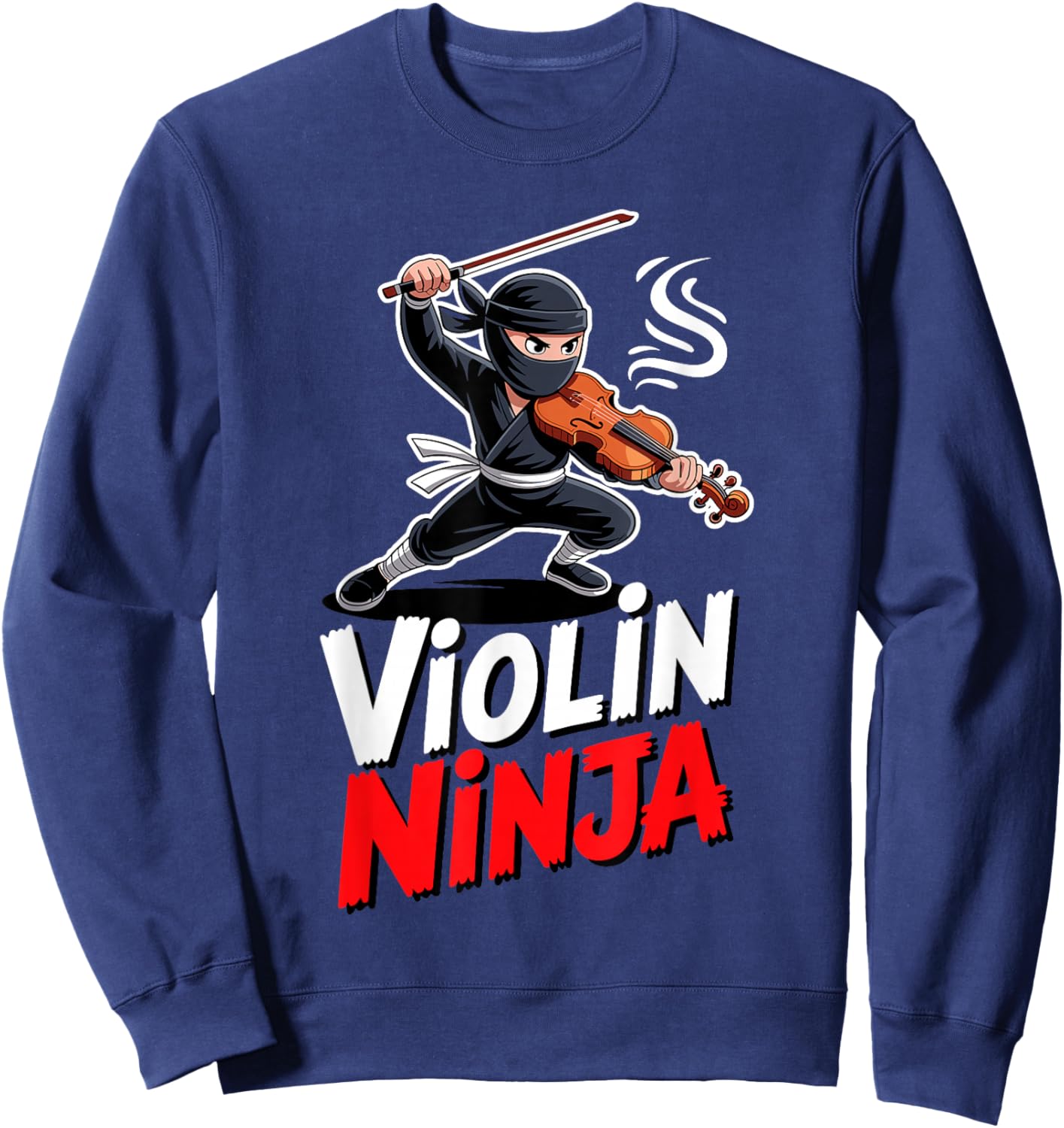 Funny Violin Art Women Music Violin Player Violinist Sweatshirt - Sweatshirt | Navy