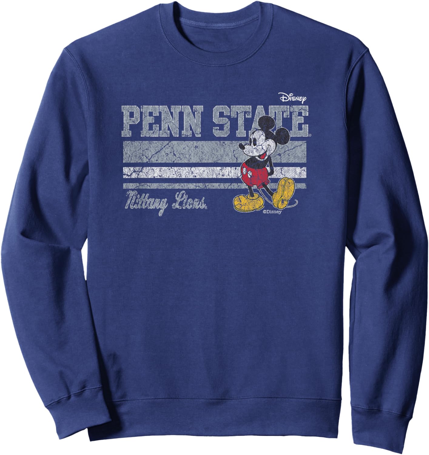 Penn State Nittany Lions Mickey Mouse Vintage Navy Sweatshirt - Sweatshirt | Navy