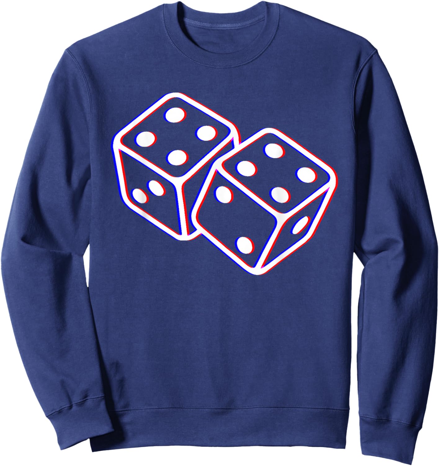 Funny 67 Meme Dice Lover Game Six Seven Gen Alpha Slang Sweatshirt - Sweatshirt | Navy
