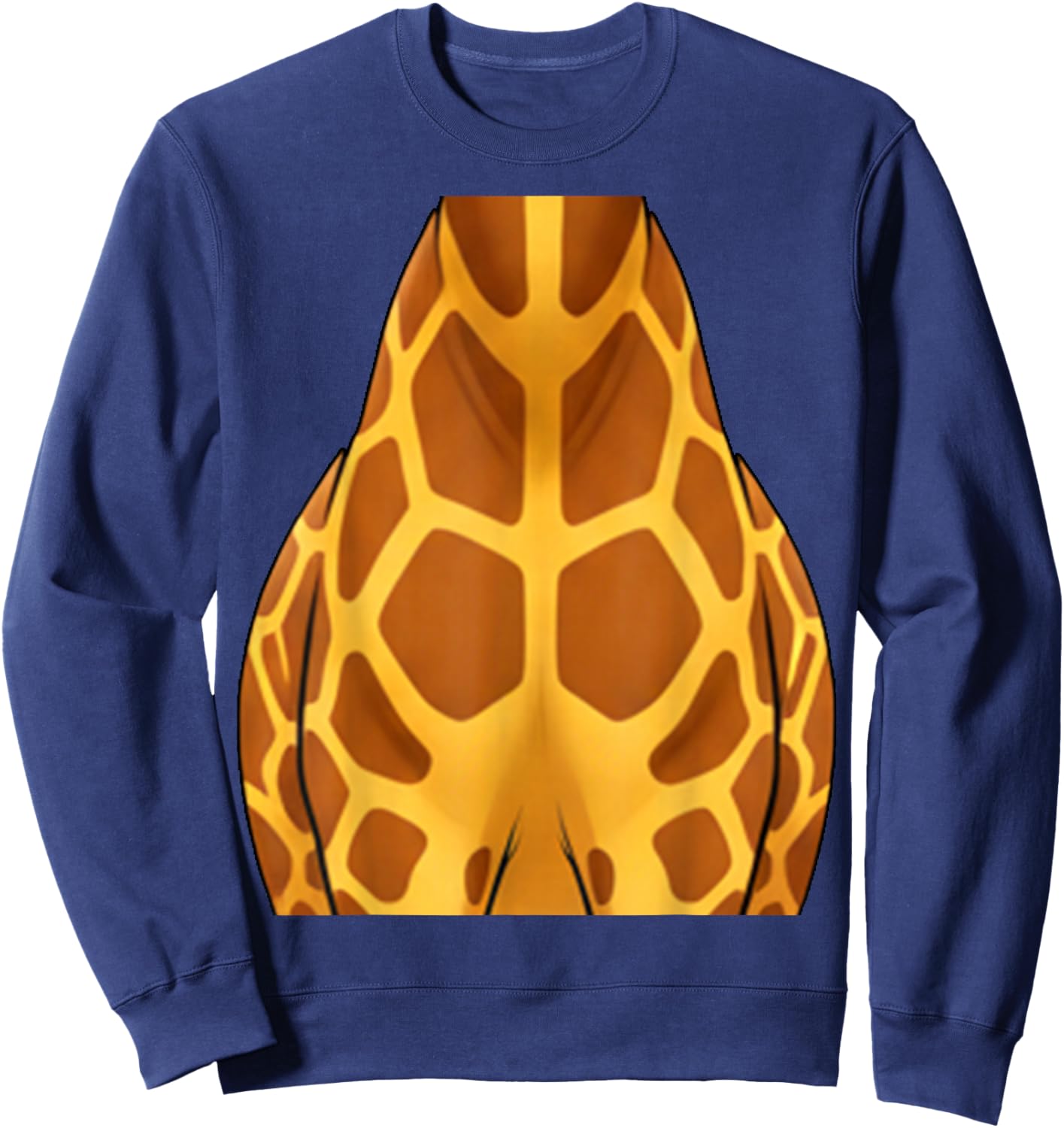 Funny Giraffe Body Halloween Outfit Sweatshirt - Sweatshirt | Navy