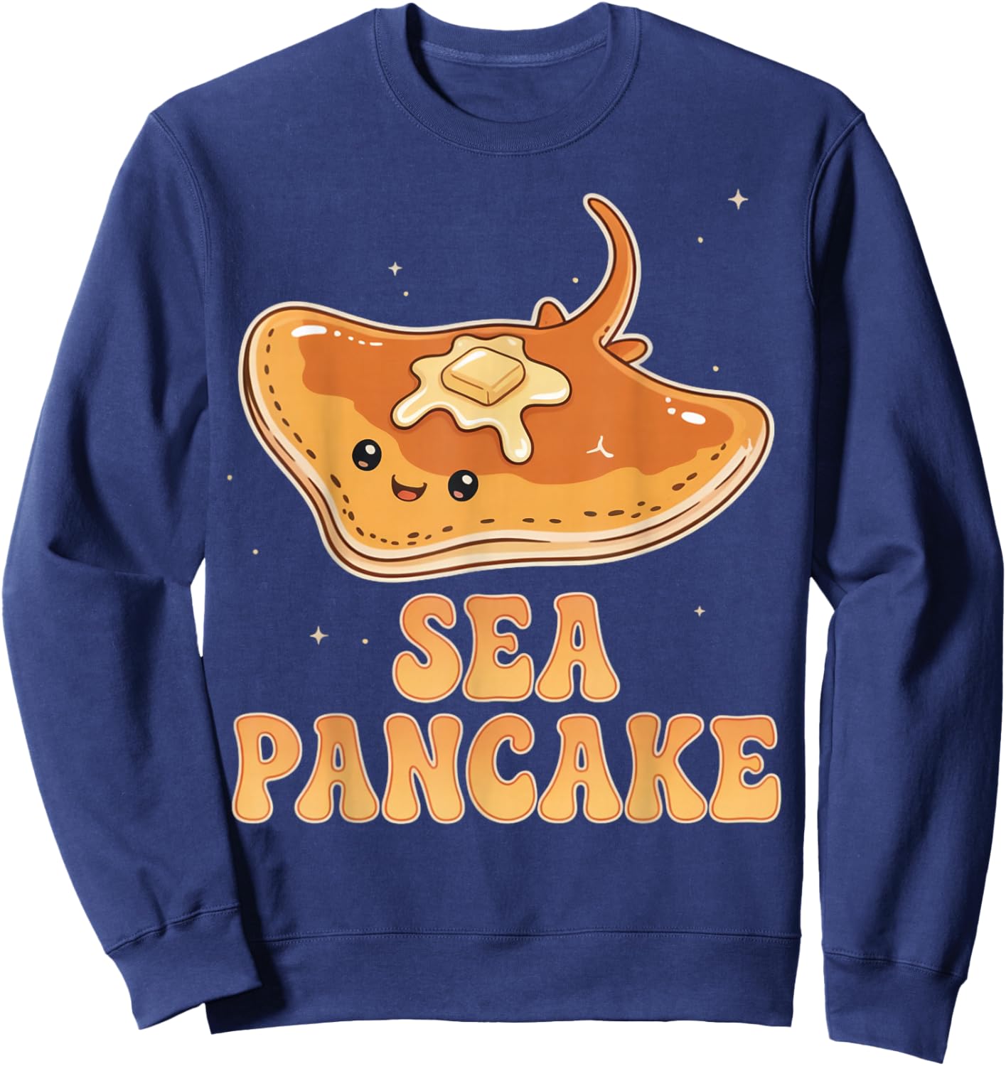 Sea Pancake Stingray Sea Ocean Stingray Animal Manta Ray Sweatshirt - Sweatshirt | Navy