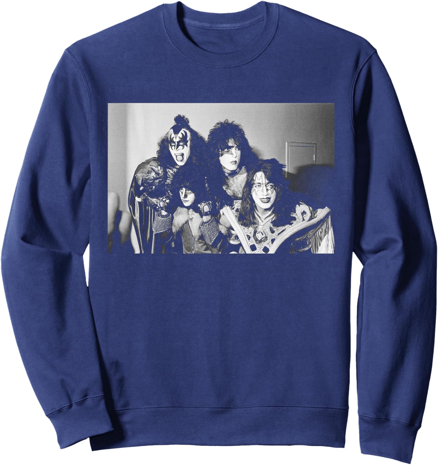 Gene Simmons Band KISS Photo Unmasked Tour 1980 Sweatshirt - Sweatshirt | Navy