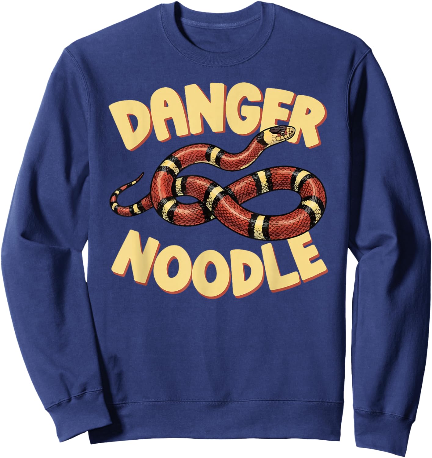 Danger Noodle Milk Snake Owner Milk Snake Lover Milk Snakes Sweatshirt - Sweatshirt | Navy