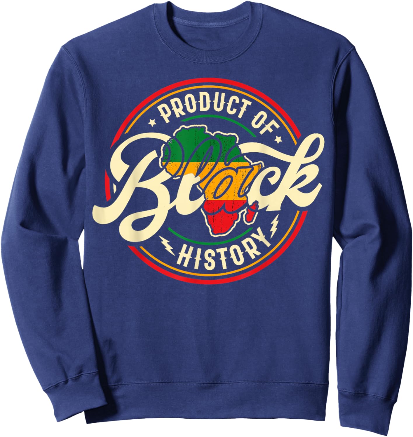 Product of Black History African American Kids Sweatshirt - Sweatshirt | Navy