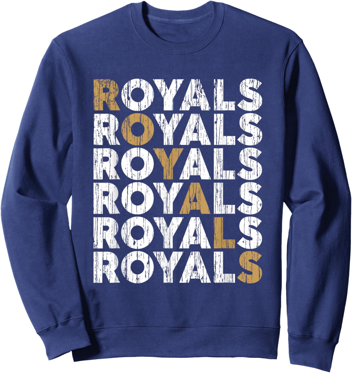 Royals Retro Gift Women Boys Girls Kids Sweatshirt - Sweatshirt | Navy