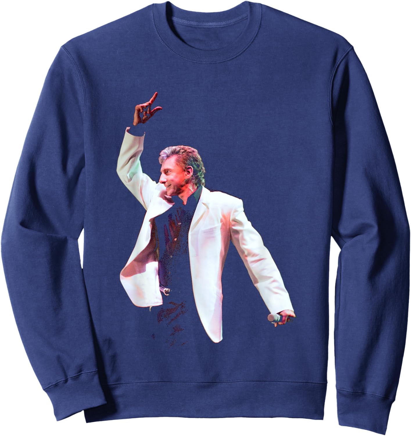 Barry Manilow Millennium Tour Live in Newcastle Sweatshirt - Sweatshirt | Navy