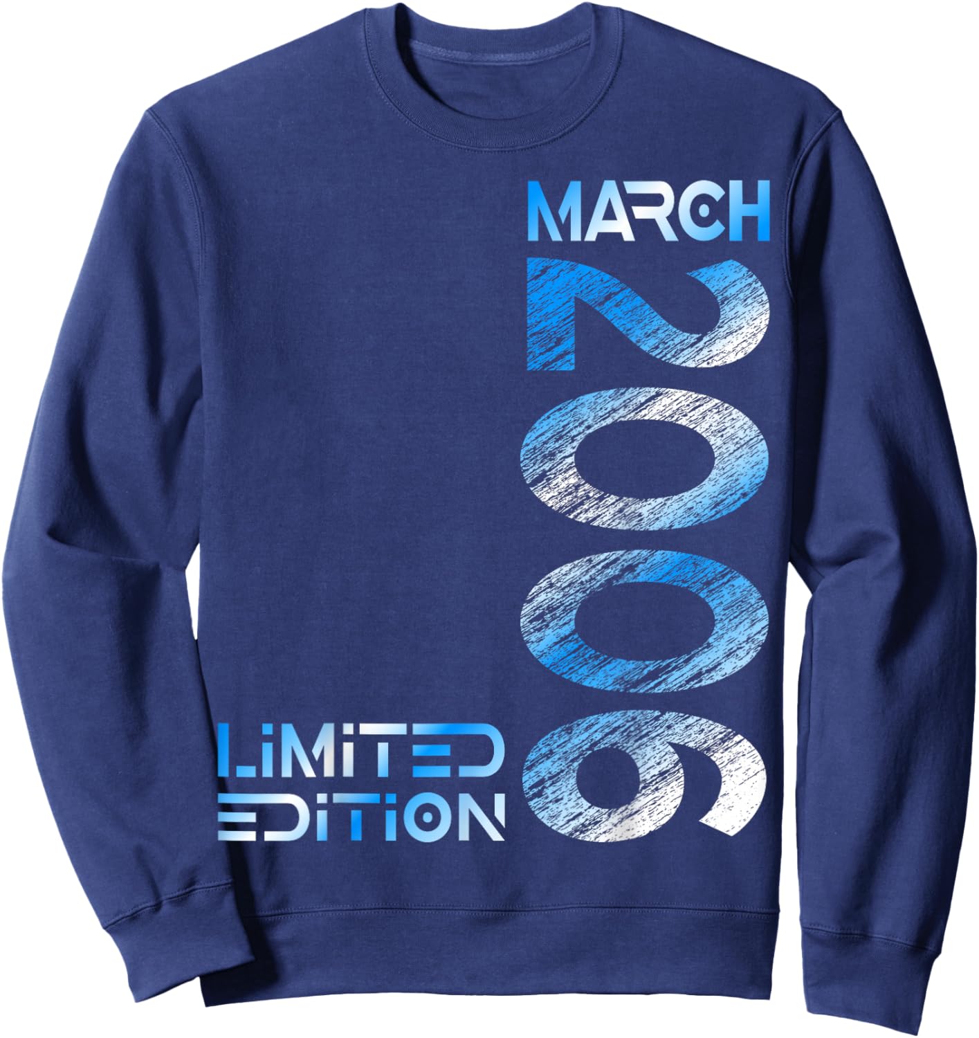 Limited Edition March 2006 Vintage 20. Birthday Sweatshirt - Sweatshirt | Navy