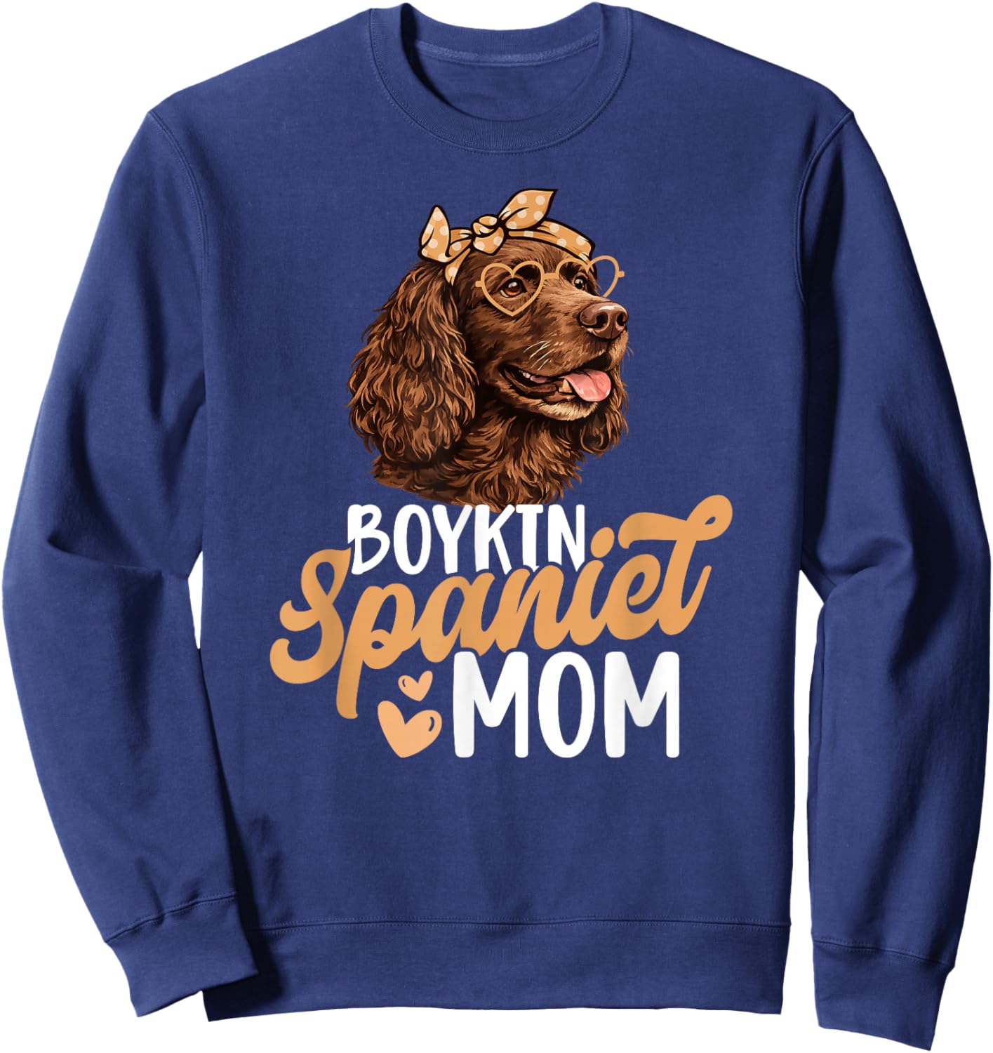 Boykin Spaniel Mom Boykin Spaniel Owner Sweatshirt - Sweatshirt | Navy