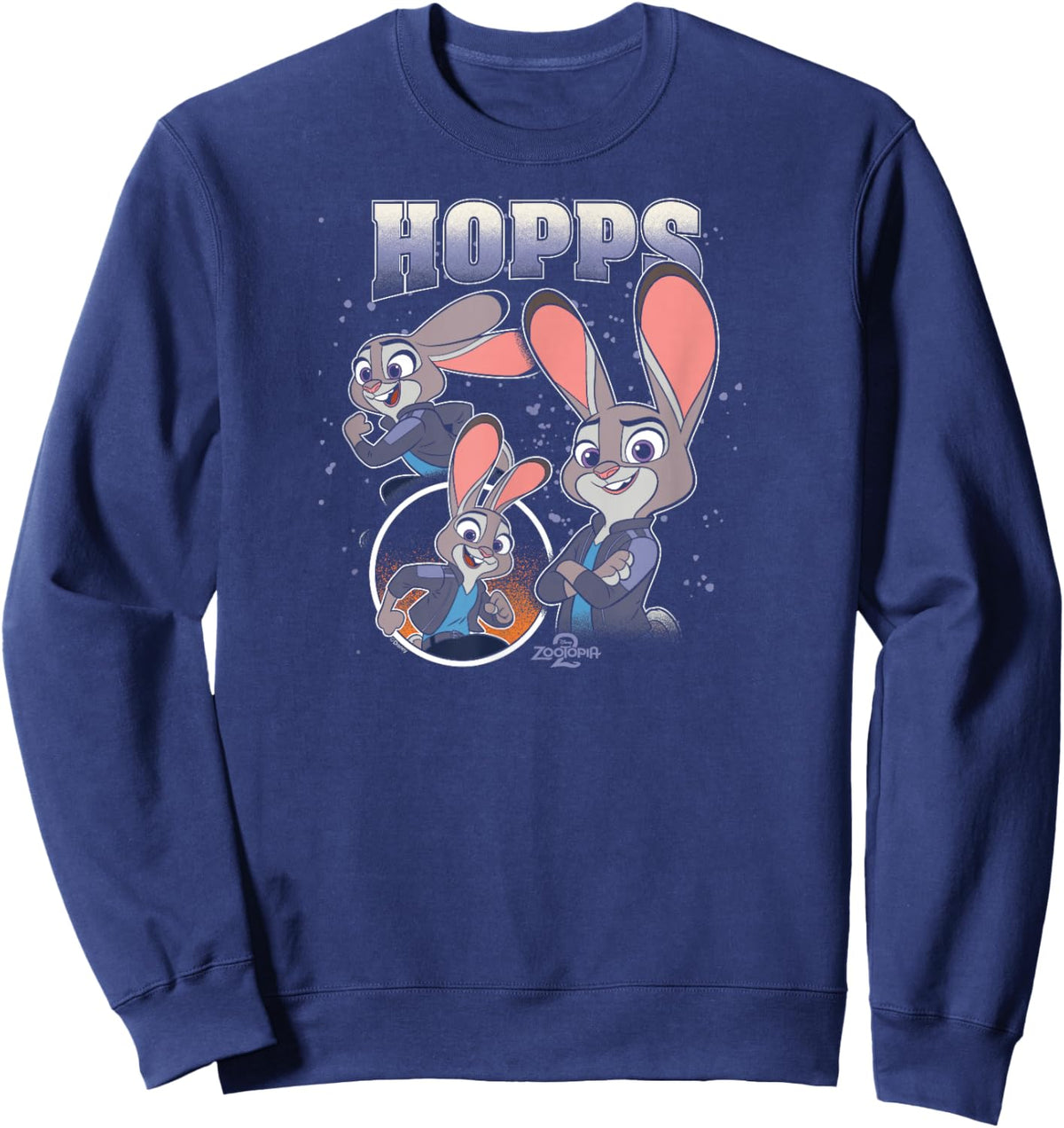 Zootopia 2 - Judy Hopps Bootleg Sweatshirt - Sweatshirt | Navy