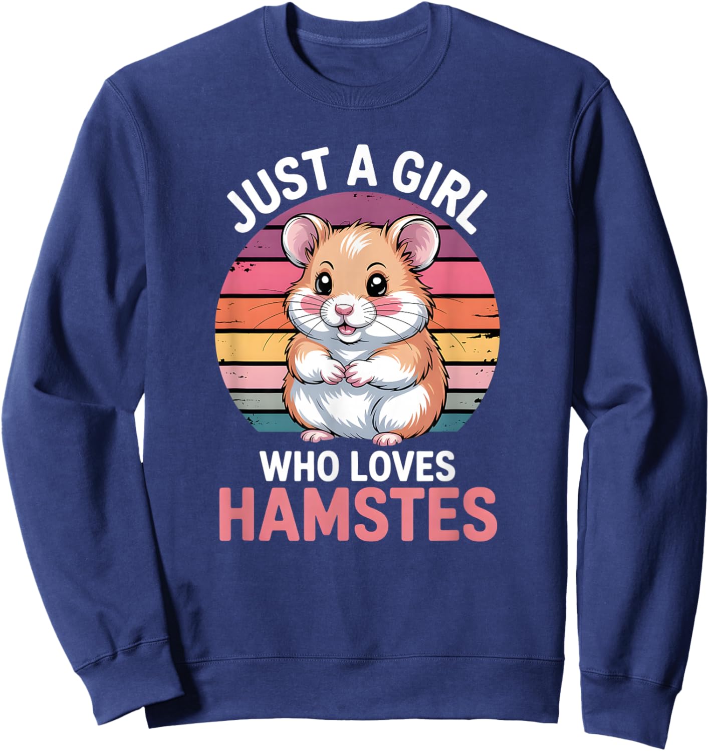 Girls Hamster Sweatshirt - Sweatshirt | Navy