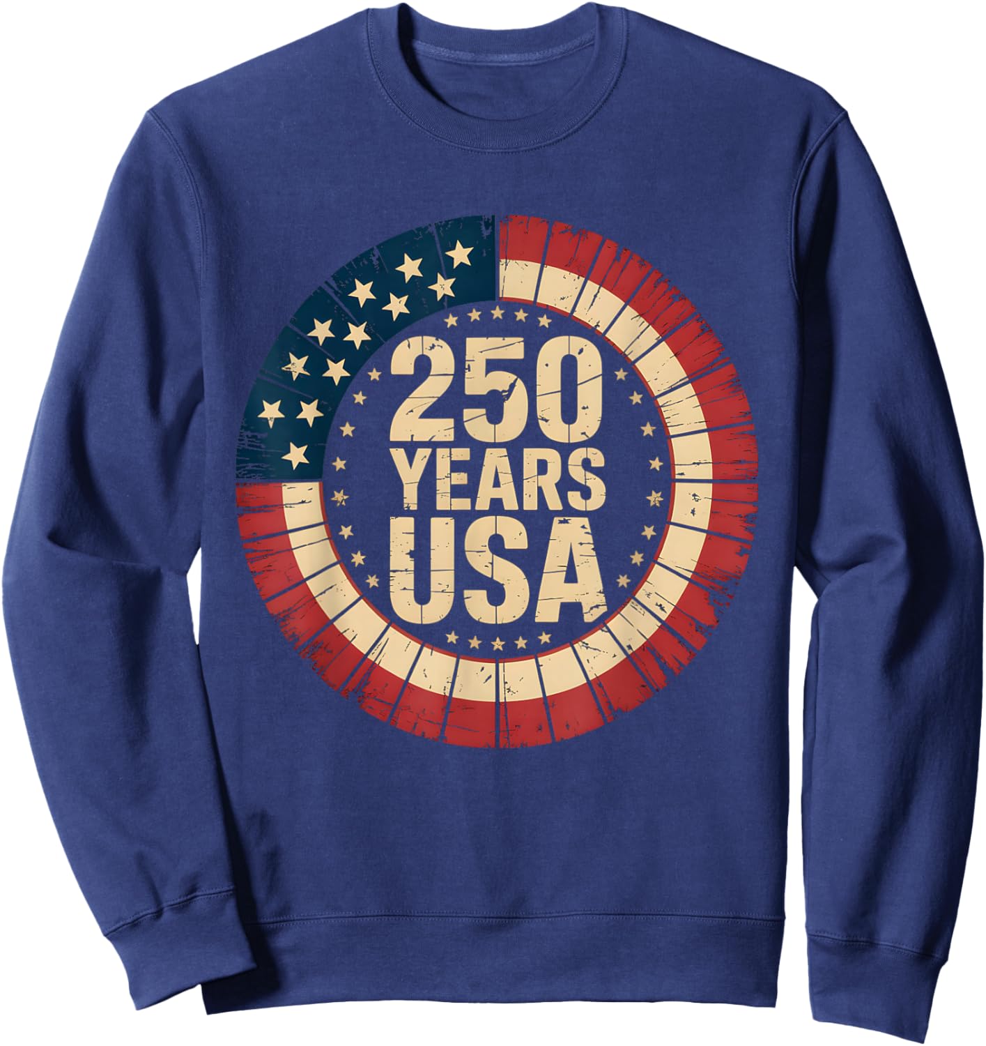1776–2026 USA 250th Anniversary of Independence Day Sweatshirt - Sweatshirt | Navy