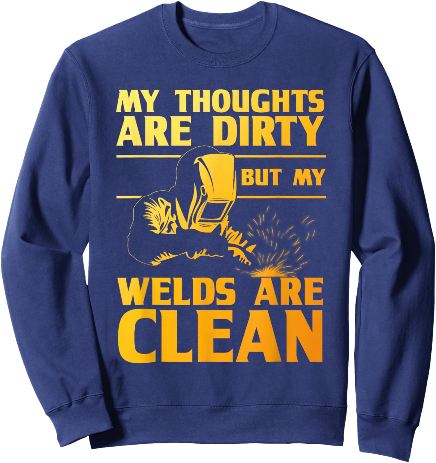 Unique Welding Design Women Weld Tool Welder Welding Sweatshirt - Sweatshirt | Navy