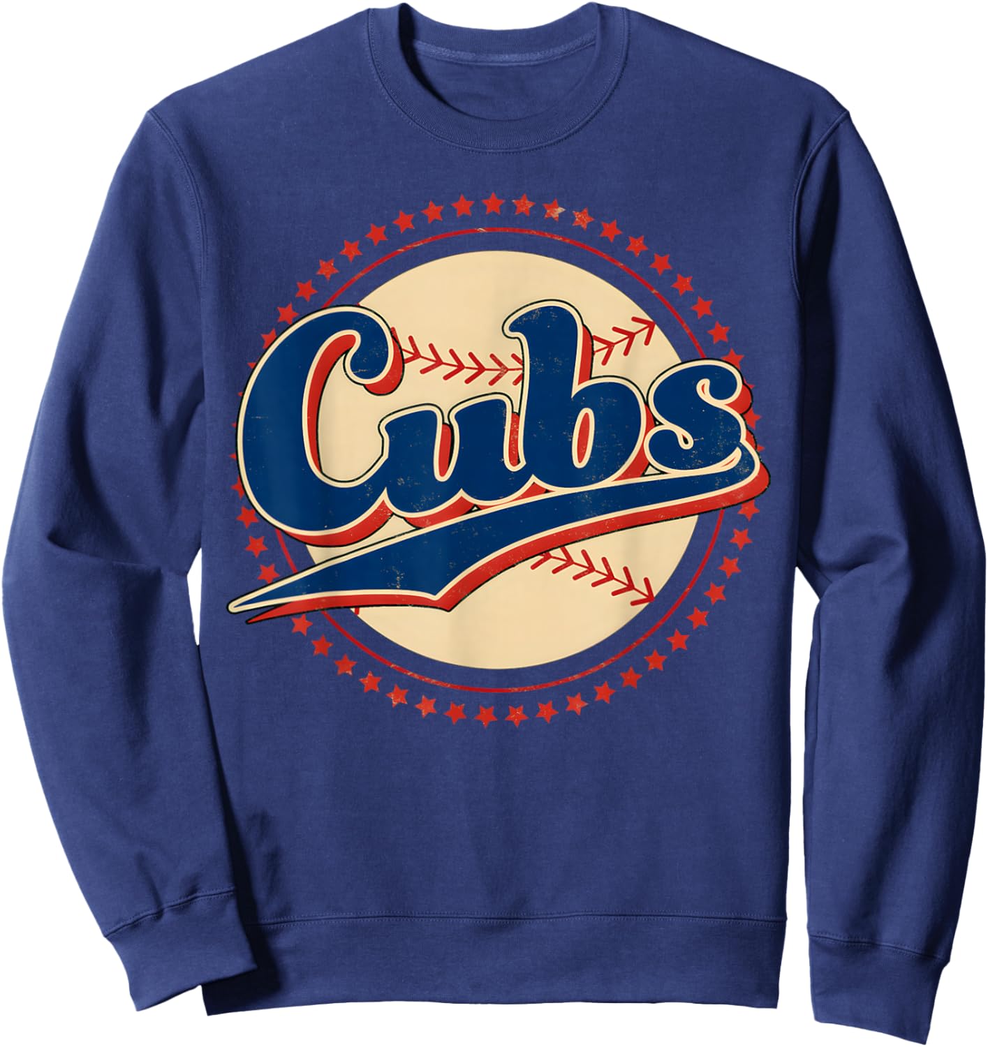 Vintage Cubs Gifts Women Boys Girls Kids Sweatshirt - Sweatshirt | Navy