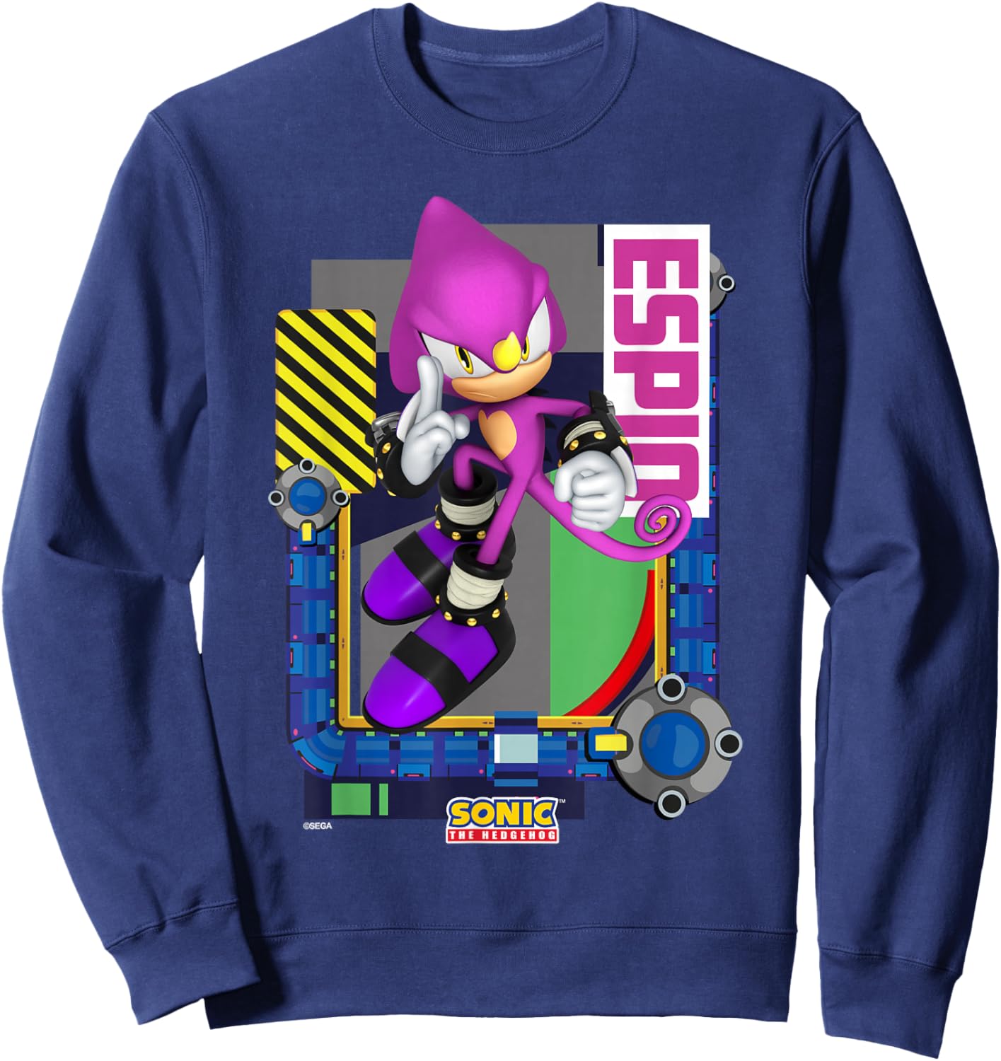 Sonic The Hedgehog - in The Zone - Espio Sweatshirt - Sweatshirt | Navy