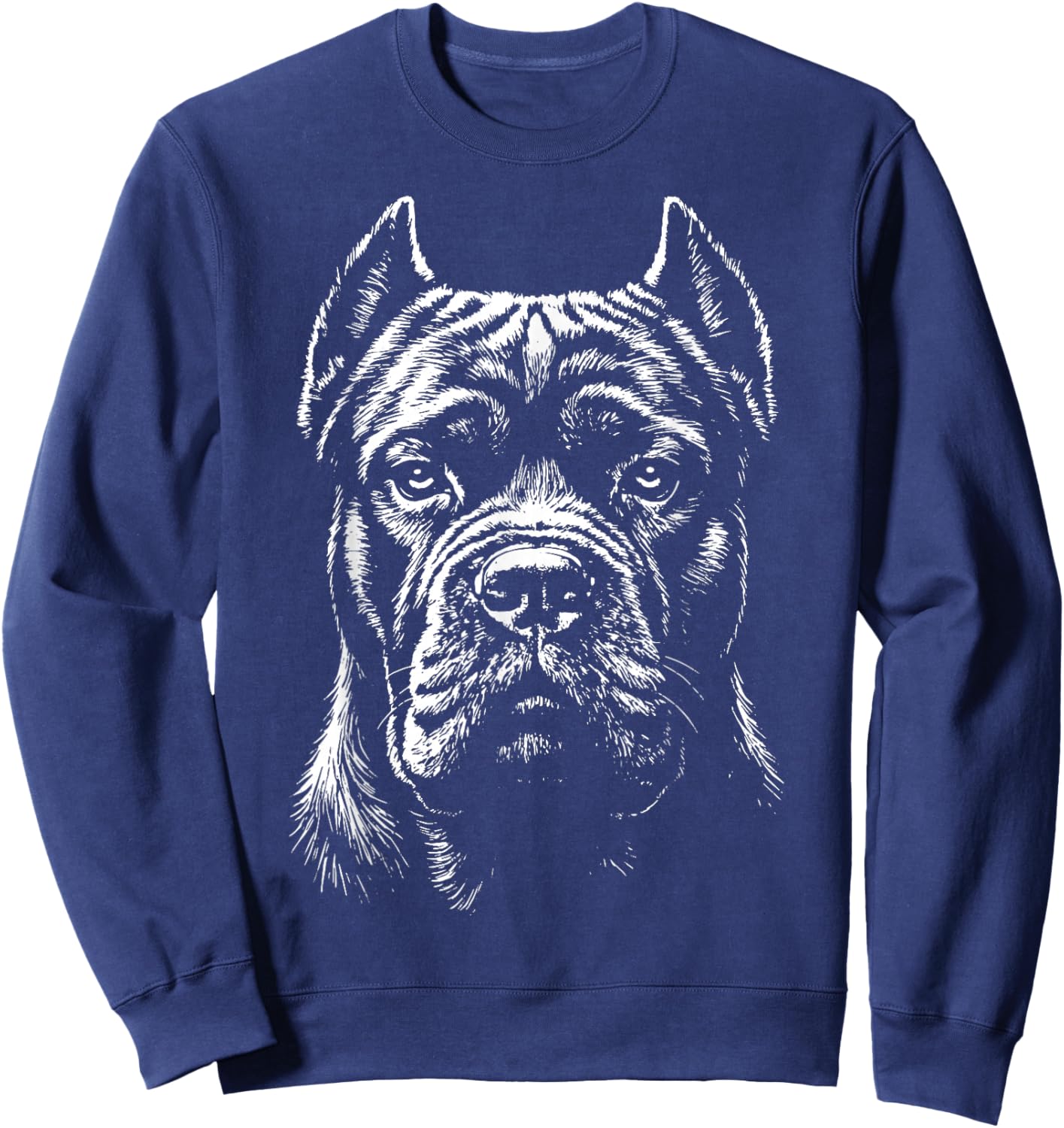 Cane Corso Illustration Sweatshirt - Sweatshirt | Navy
