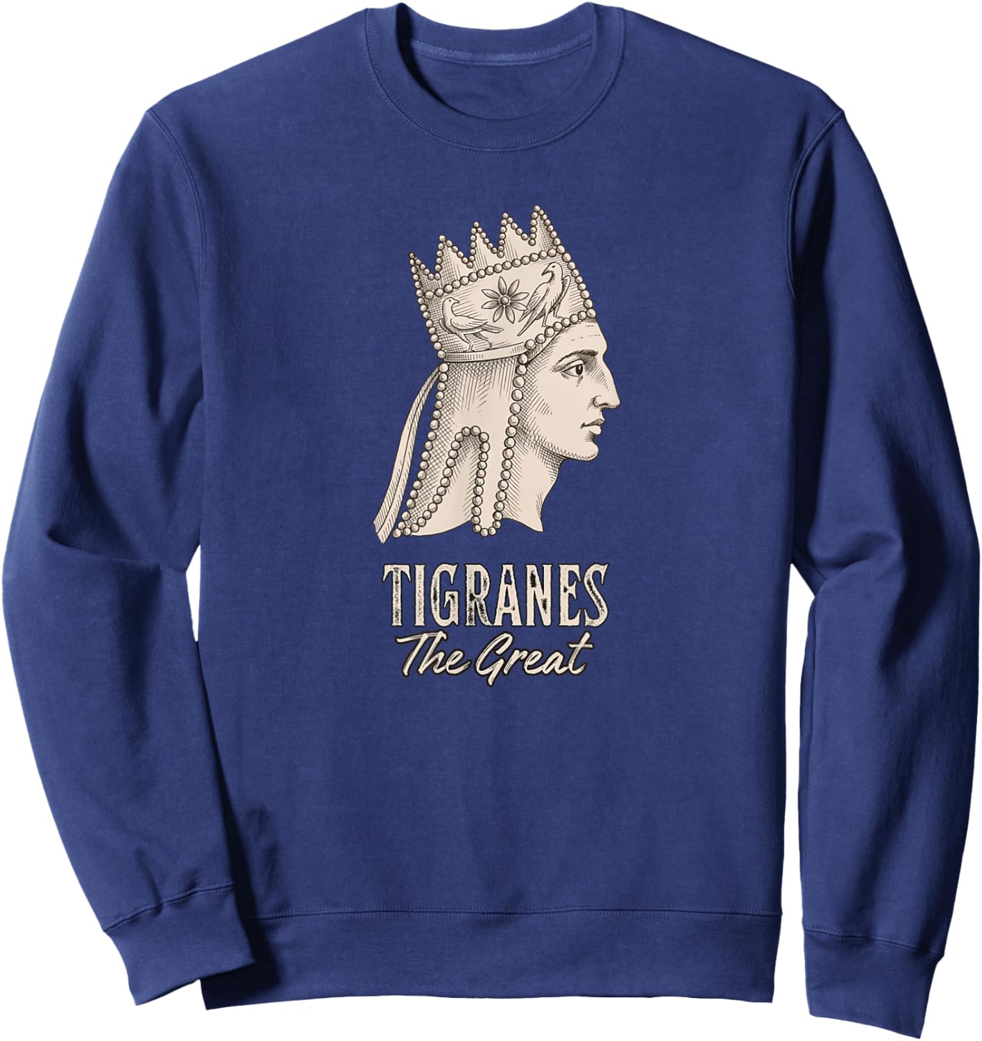 Tigranes The Great Armenian Empire King Sweatshirt - Sweatshirt | Navy