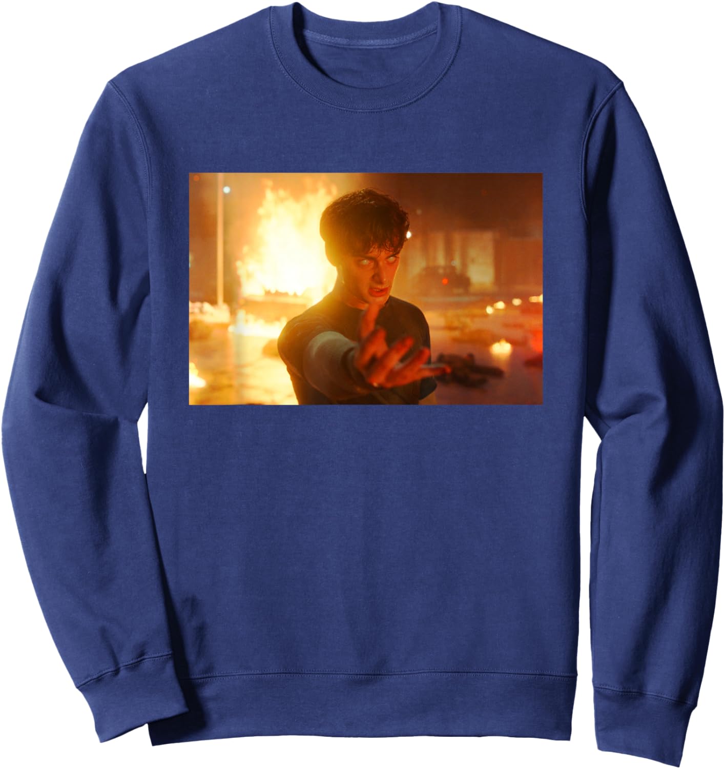 Stranger Things Will Byers Powers Vs Vecna Season 5 Vol 1 Sweatshirt - Sweatshirt | Navy