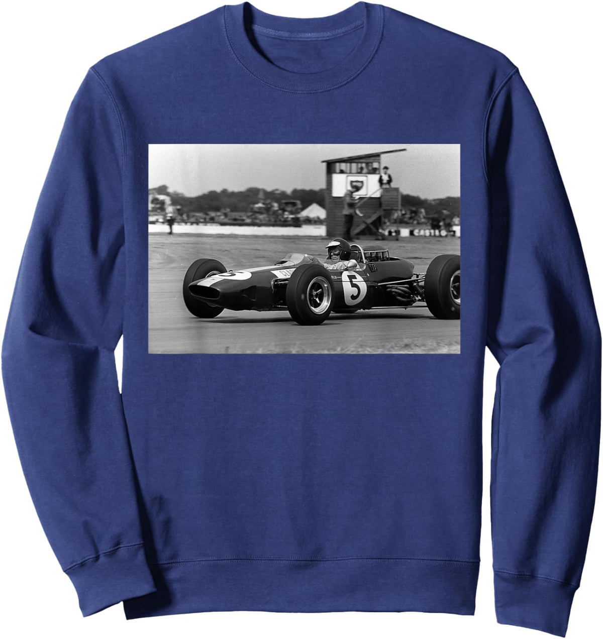 Jim Clark British Grand Prix Racing Silverstone Climax 1965 Sweatshirt - Sweatshirt | Navy