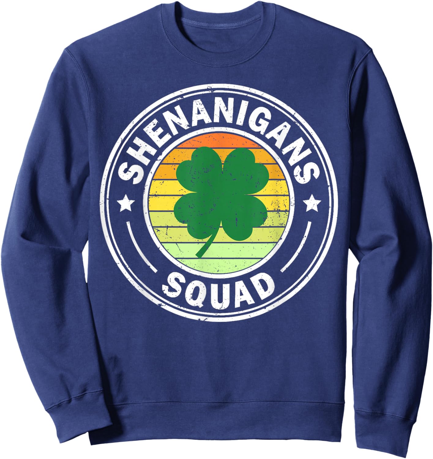 Shenanigans Squad St Patricks Day Matching Family Group Sweatshirt - Sweatshirt | Navy