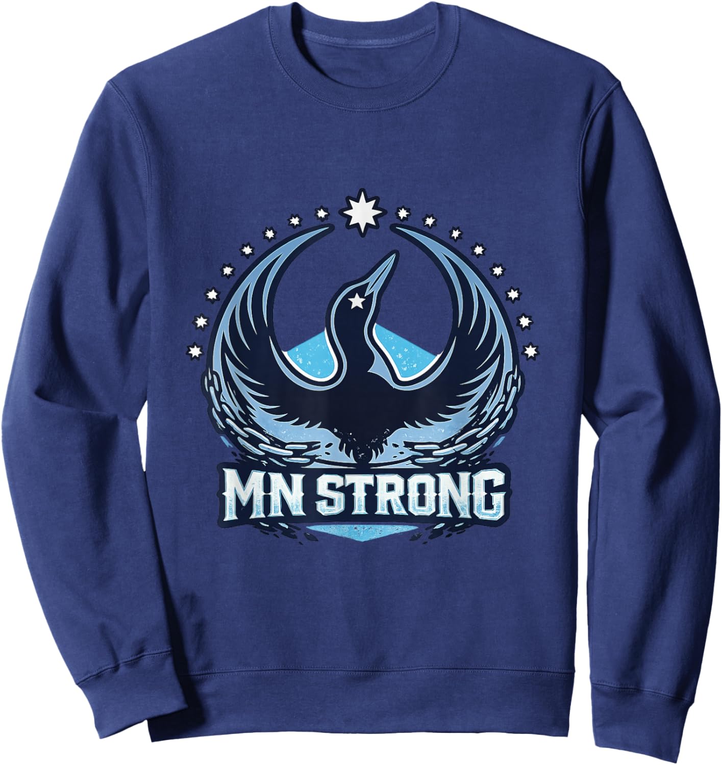 MN Strong Minnesota Loon Unity Sweatshirt - Sweatshirt | Navy