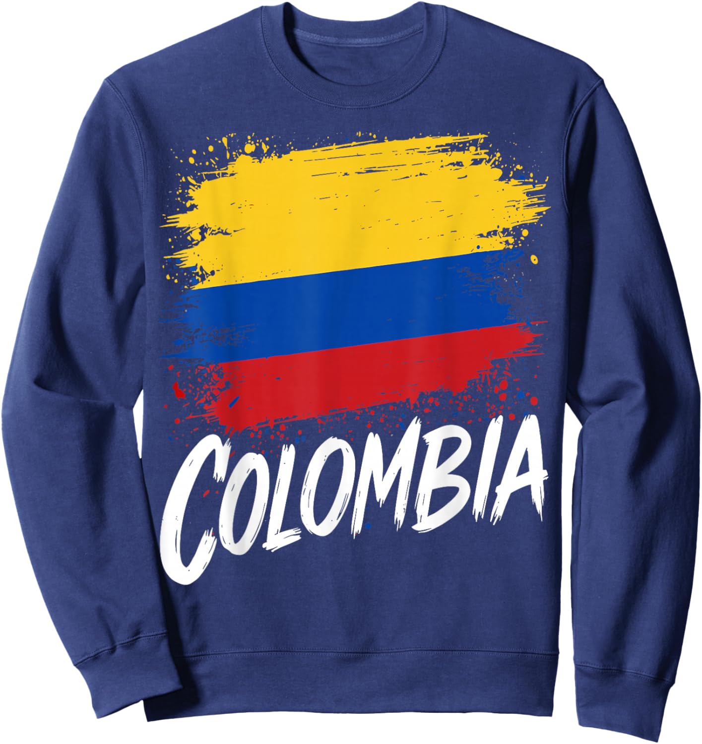 Colombia Lover Colombian Flag Sweatshirt - Sweatshirt | Navy