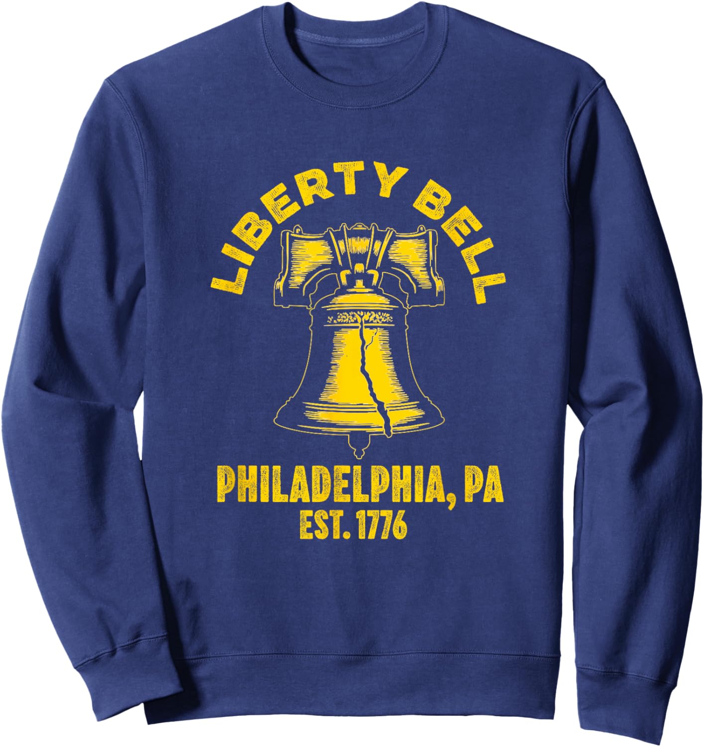 Liberty Bell Souvenir Philadelphia PA The State House Bell Sweatshirt - Sweatshirt | Navy