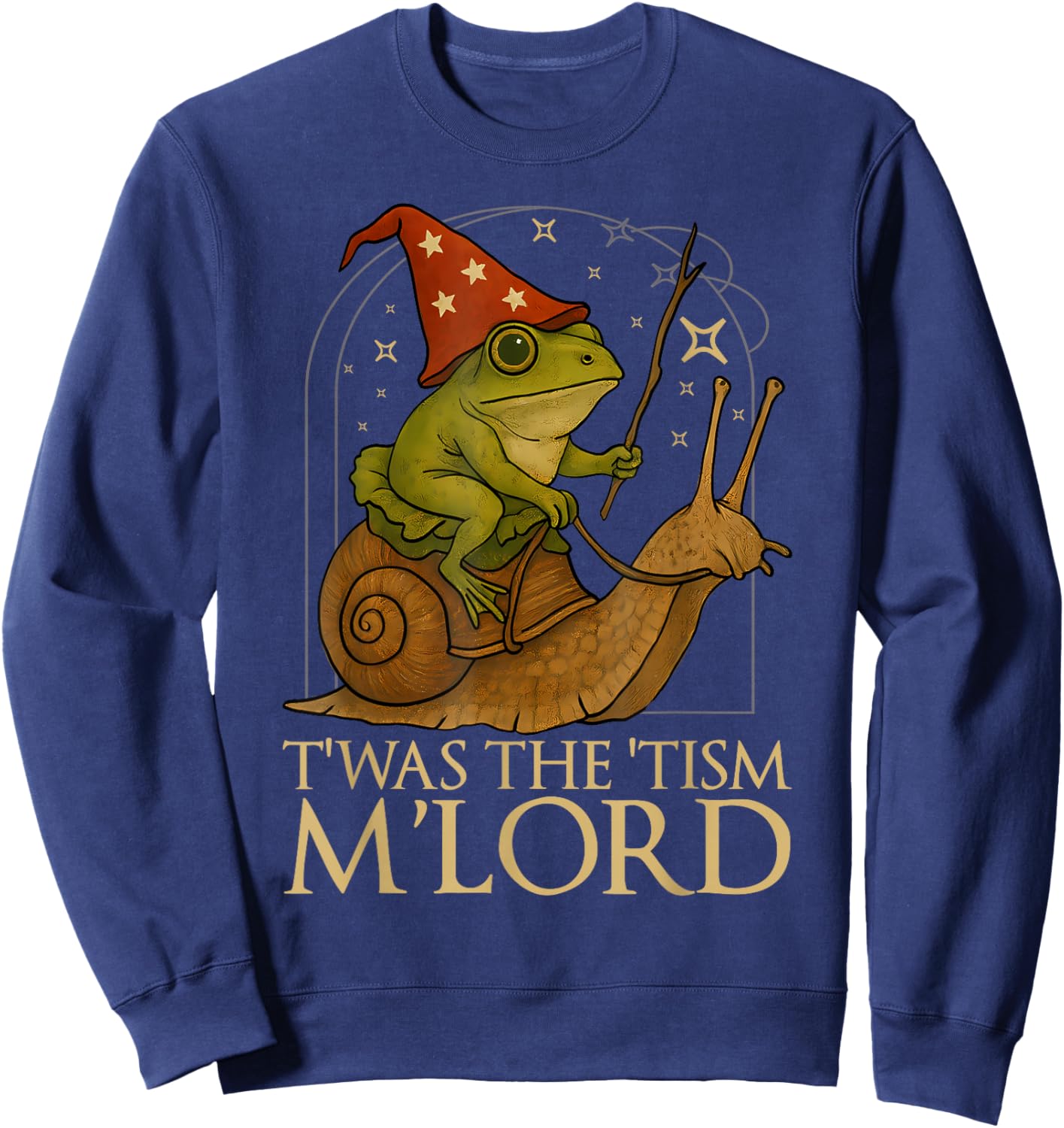 TWAS The Tism M Lord Shirt - Funny Autism Awareness Sweatshirt - Sweatshirt | Navy