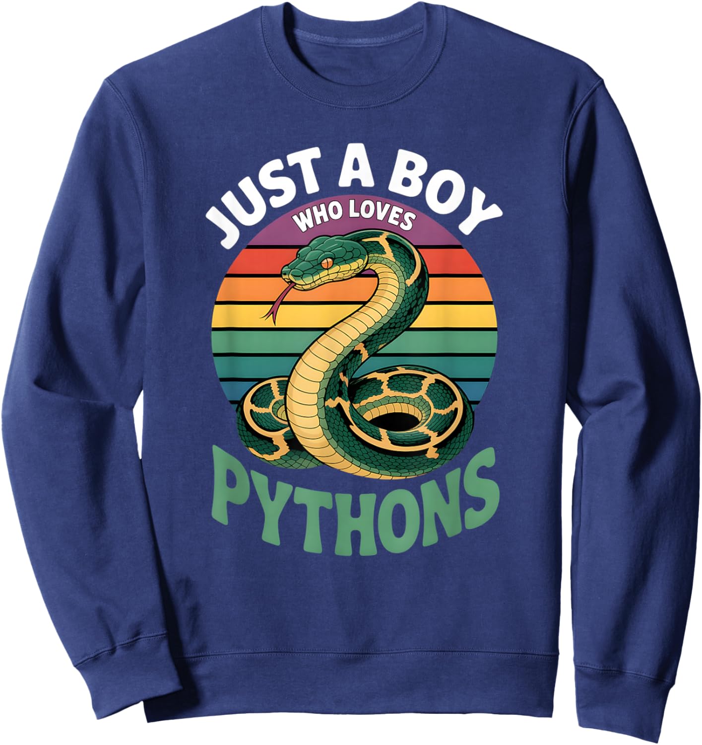Boys Python Sweatshirt - Sweatshirt | Navy